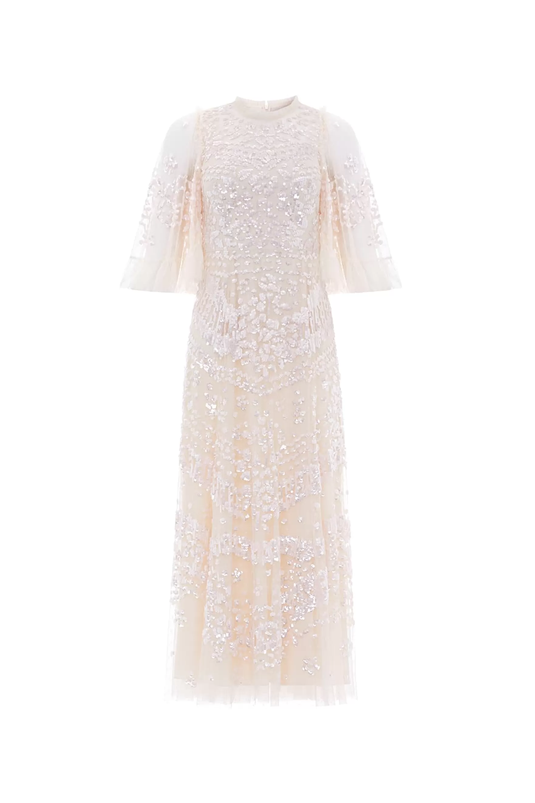 Needle & Thread Wedding Wardrobe | Bridal>Anais Sequin Ballerina Dress Champagne