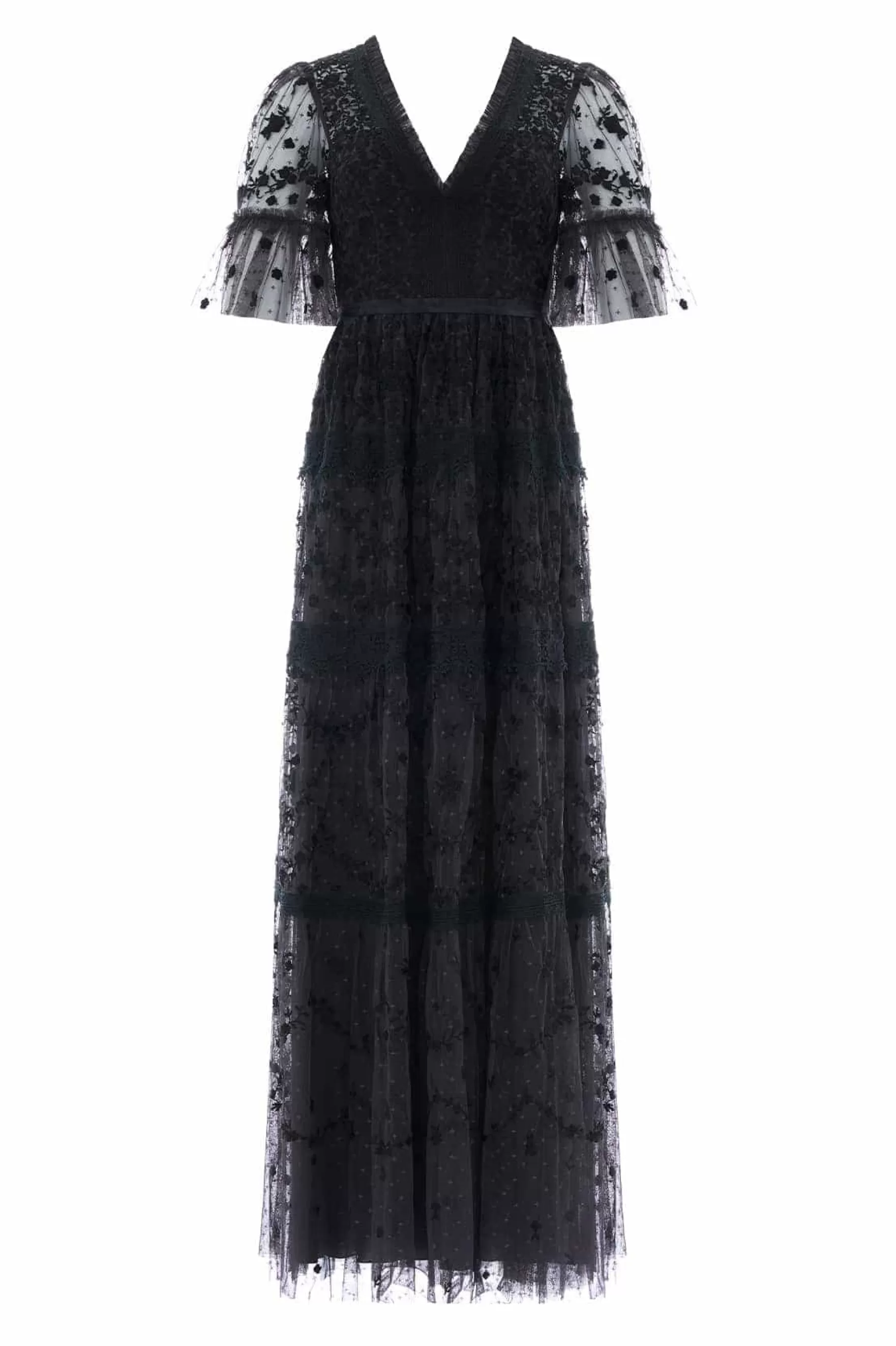 Needle & Thread Mother of the Bride | Bridesmaid>Araminta Lace Gown Black