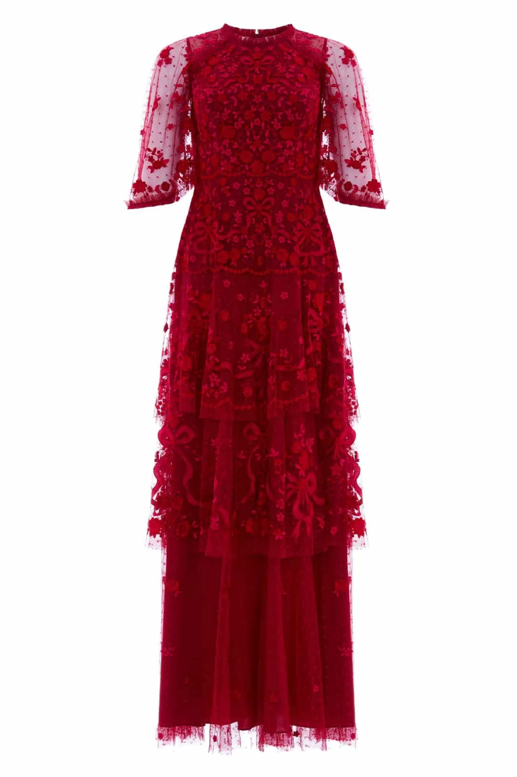 Needle & Thread Mother of the Bride | Evening Dresses>Bonnie Bow Gown Red