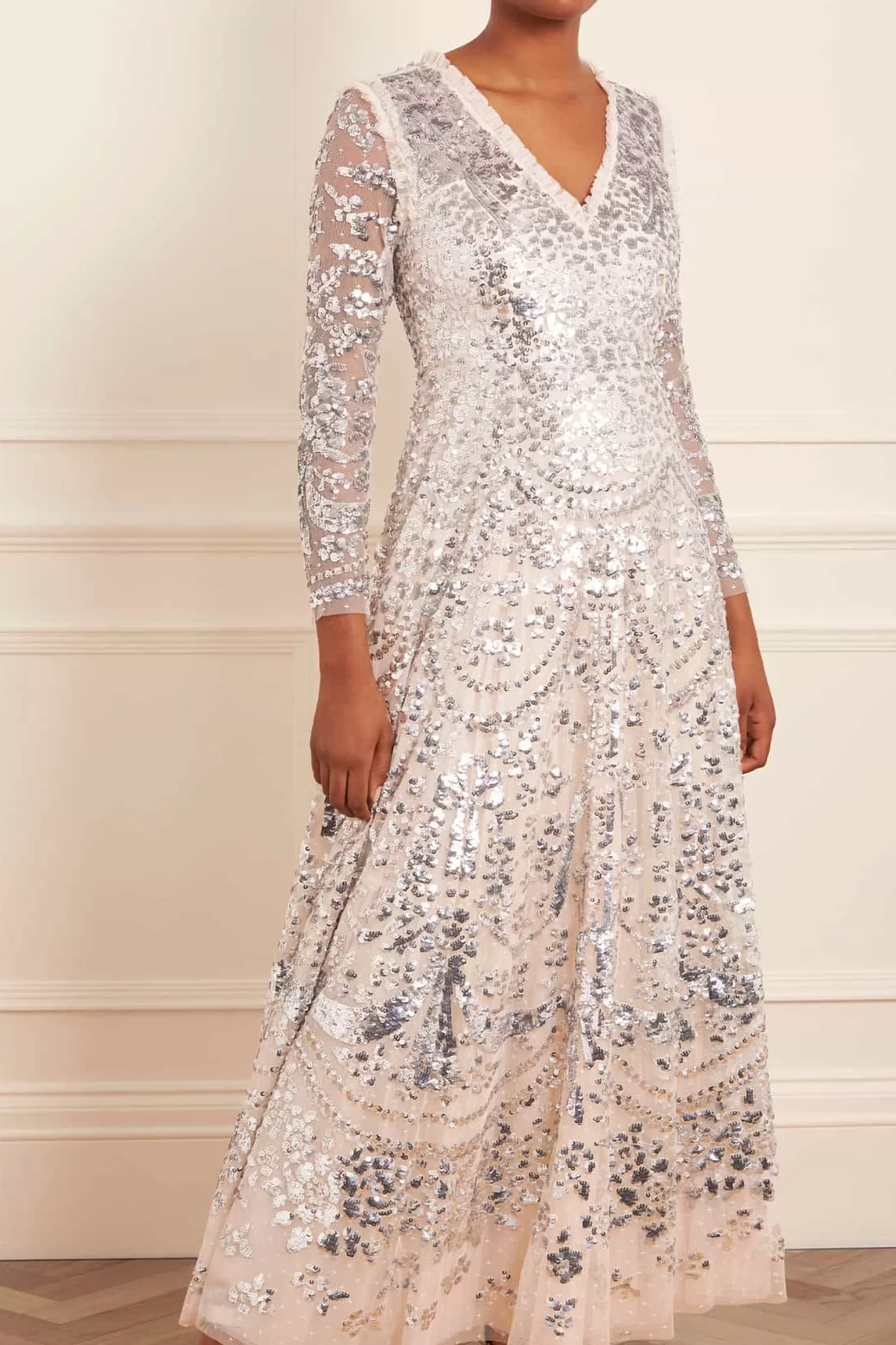 Needle & Thread Wedding Wardrobe | Mummy & Me>Chandelier Gown Silver