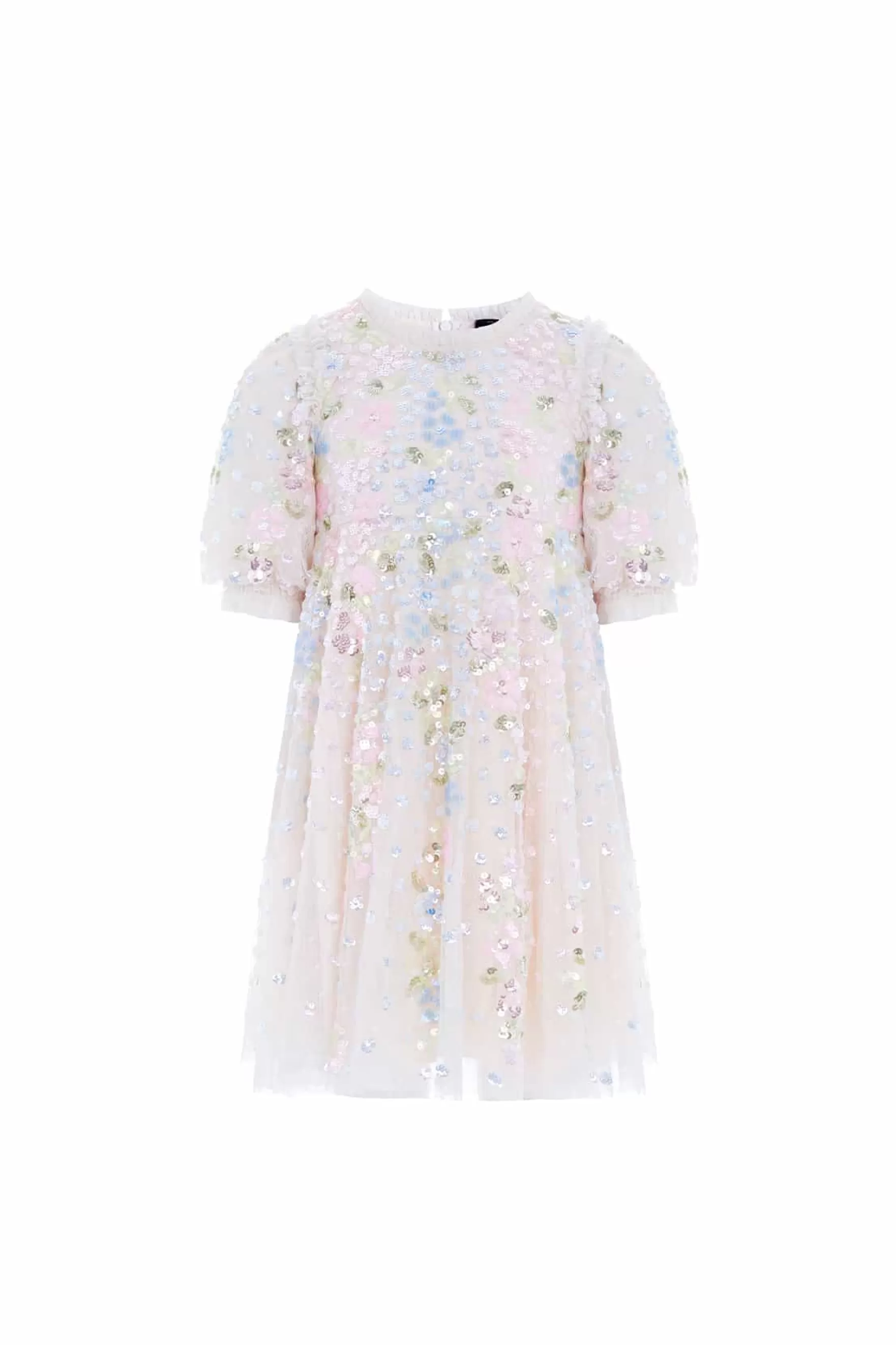 Needle & Thread Flower Girl | Flower Girl>Confetti Gloss Kids Dress Champagne