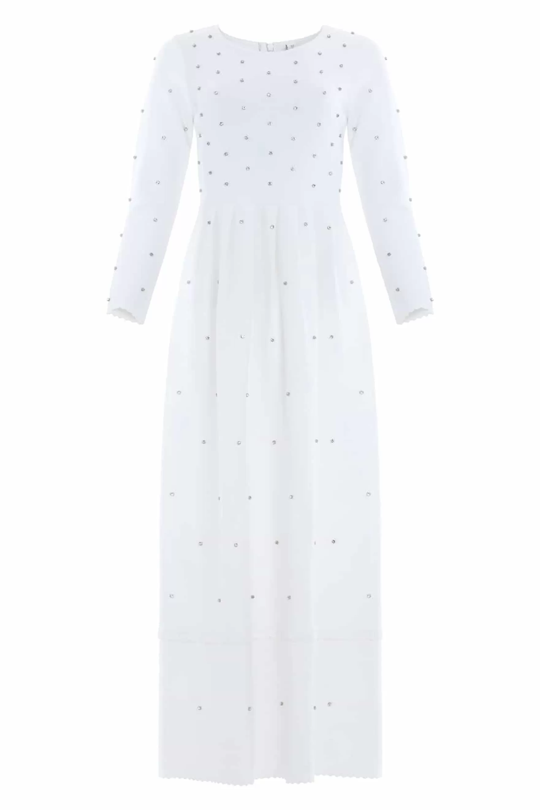 Needle & Thread Wedding Wardrobe | All-Womenswear>Embellished Knit Gown Champagne