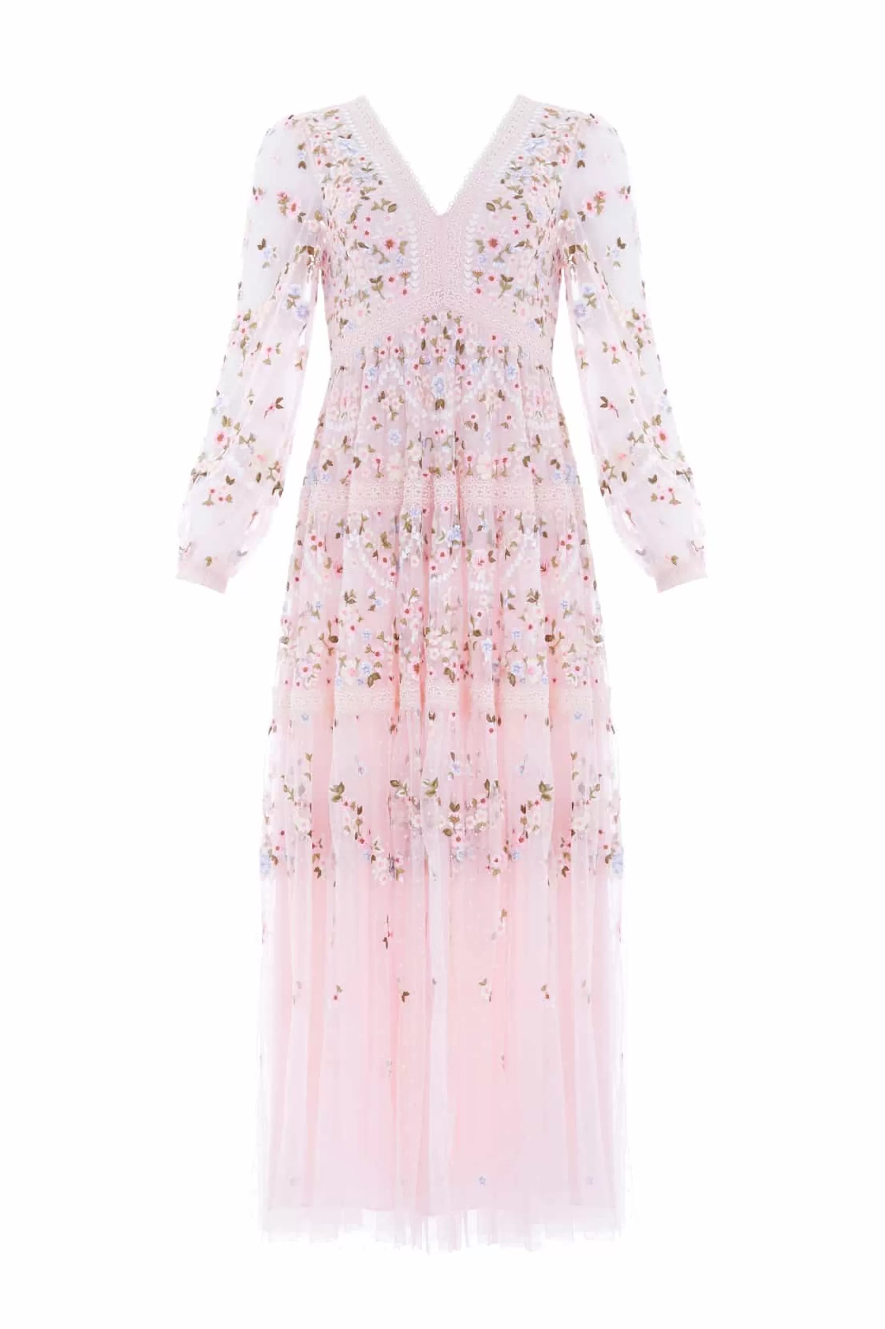 Needle & Thread Mother of the Bride | Bridesmaid>Garland Ribbon Ankle Gown Pink