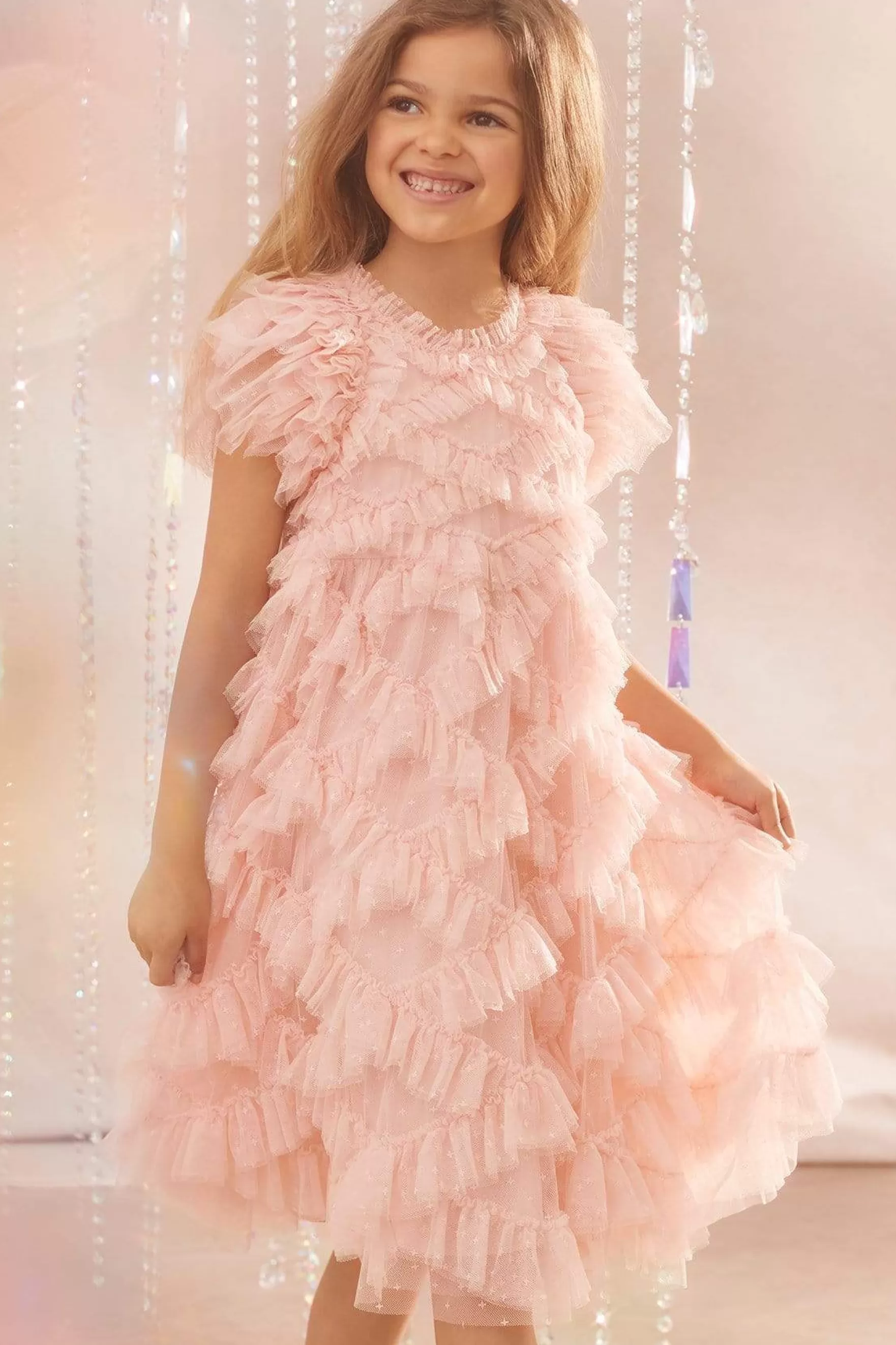 Needle & Thread Flower Girl | Flower Girl>Genevieve Kids Dress Pink