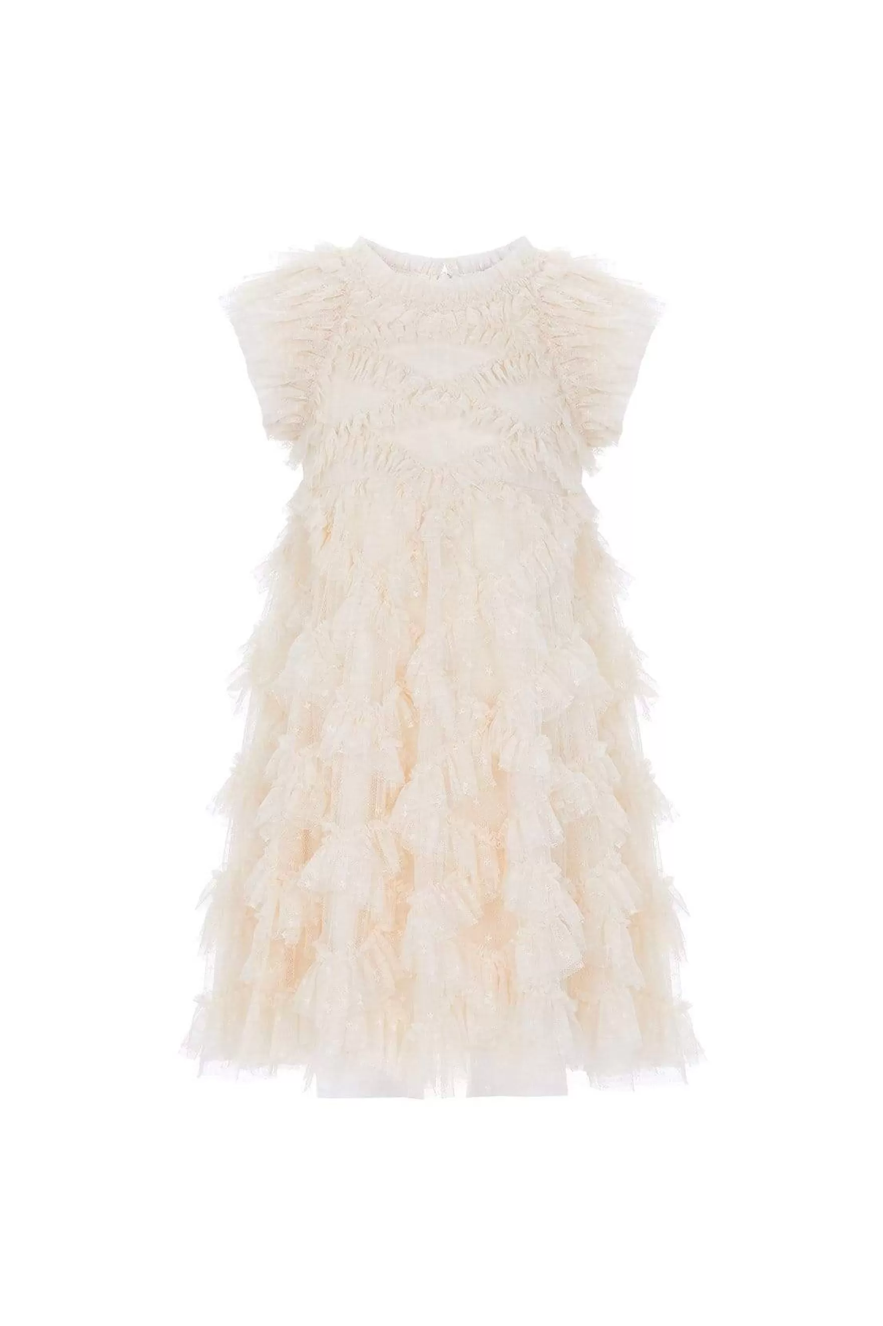 Needle & Thread Flower Girl | Flower Girl>Genevieve Kids Dress Champagne
