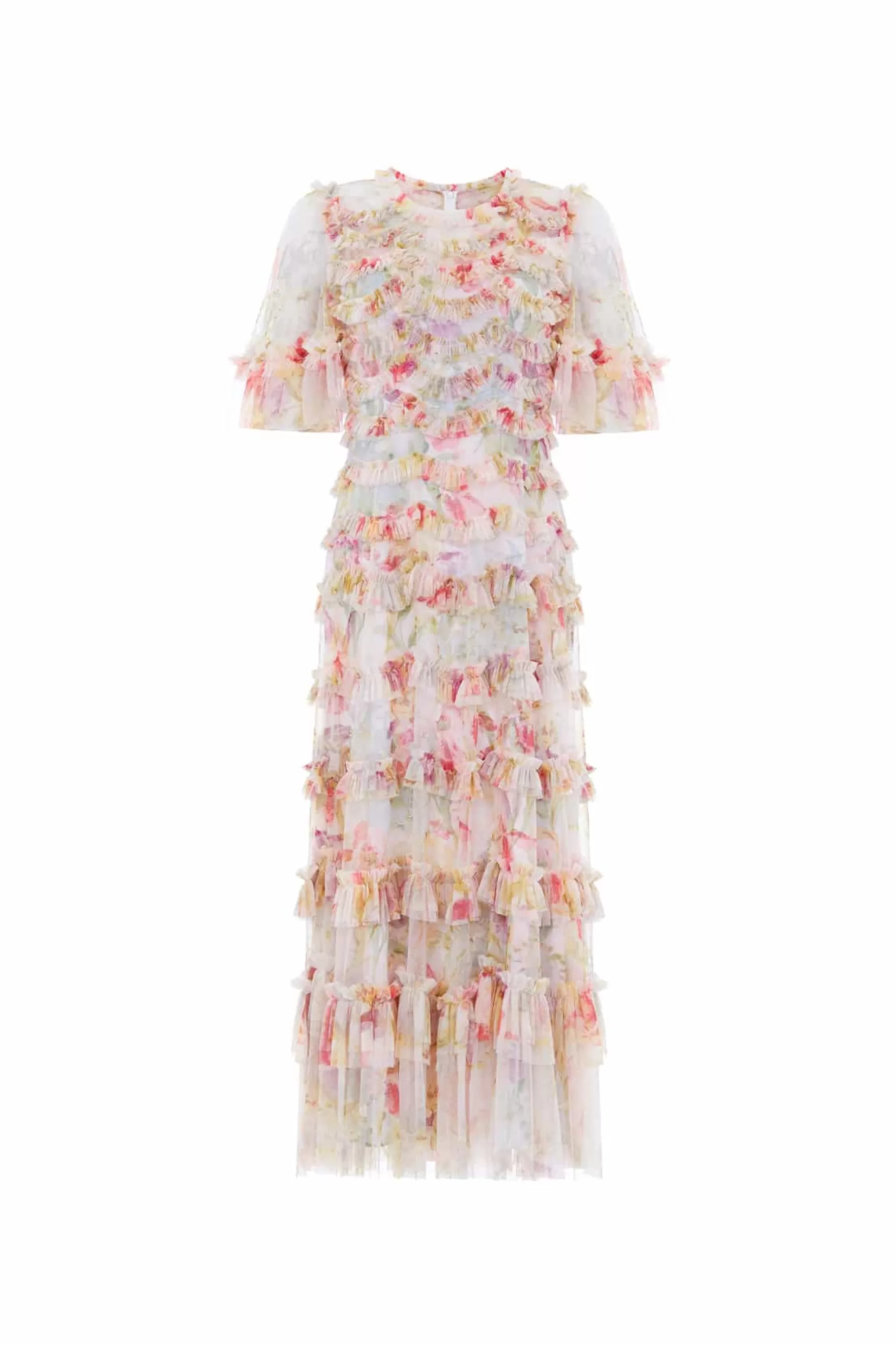Needle & Thread Wedding Guest | Mother of the Bride>Iris Ruffle Ballerina Dress Multi