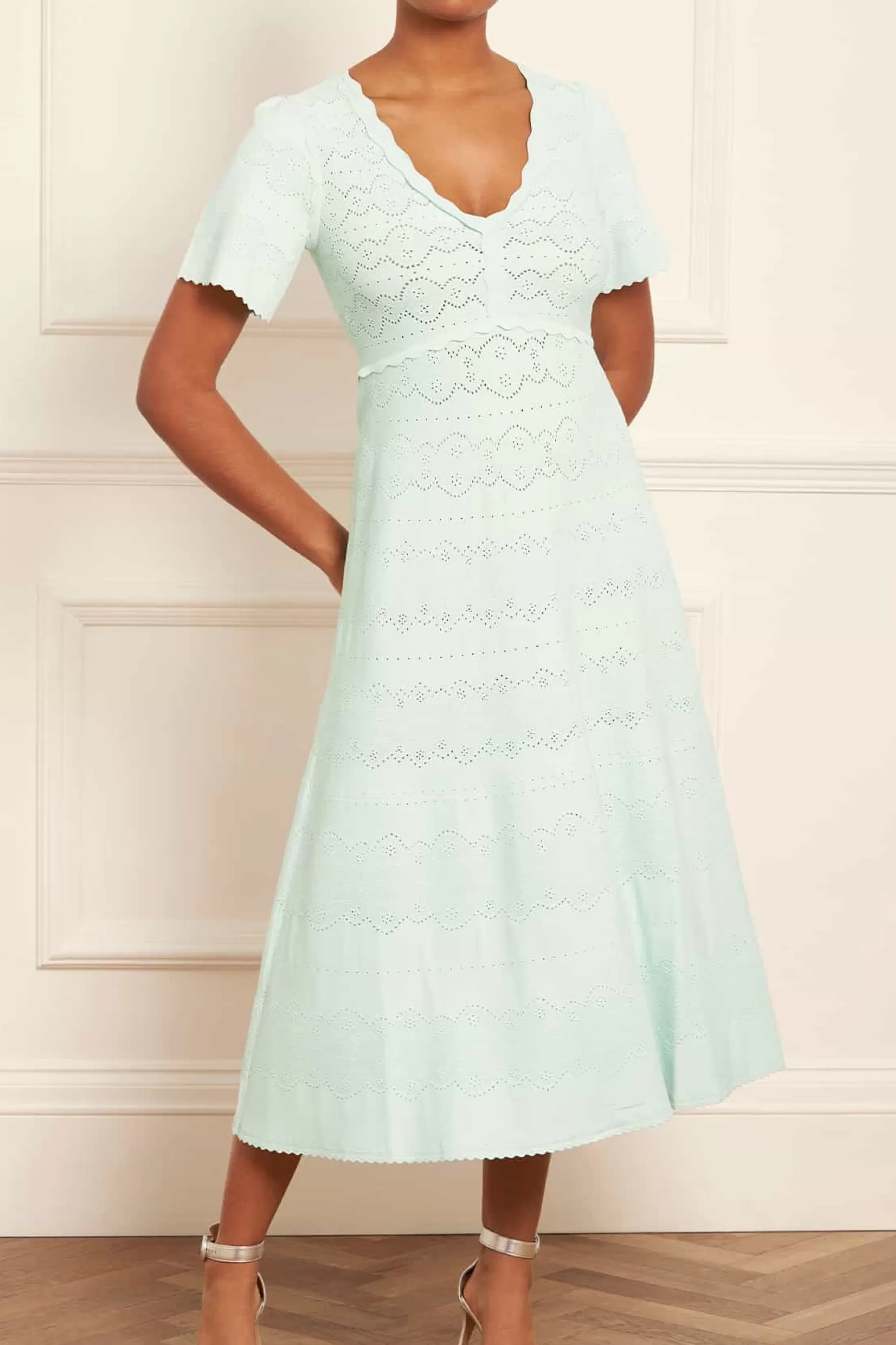 Needle & Thread Day Dresses | All-Womenswear>Lace Knit Gown Green