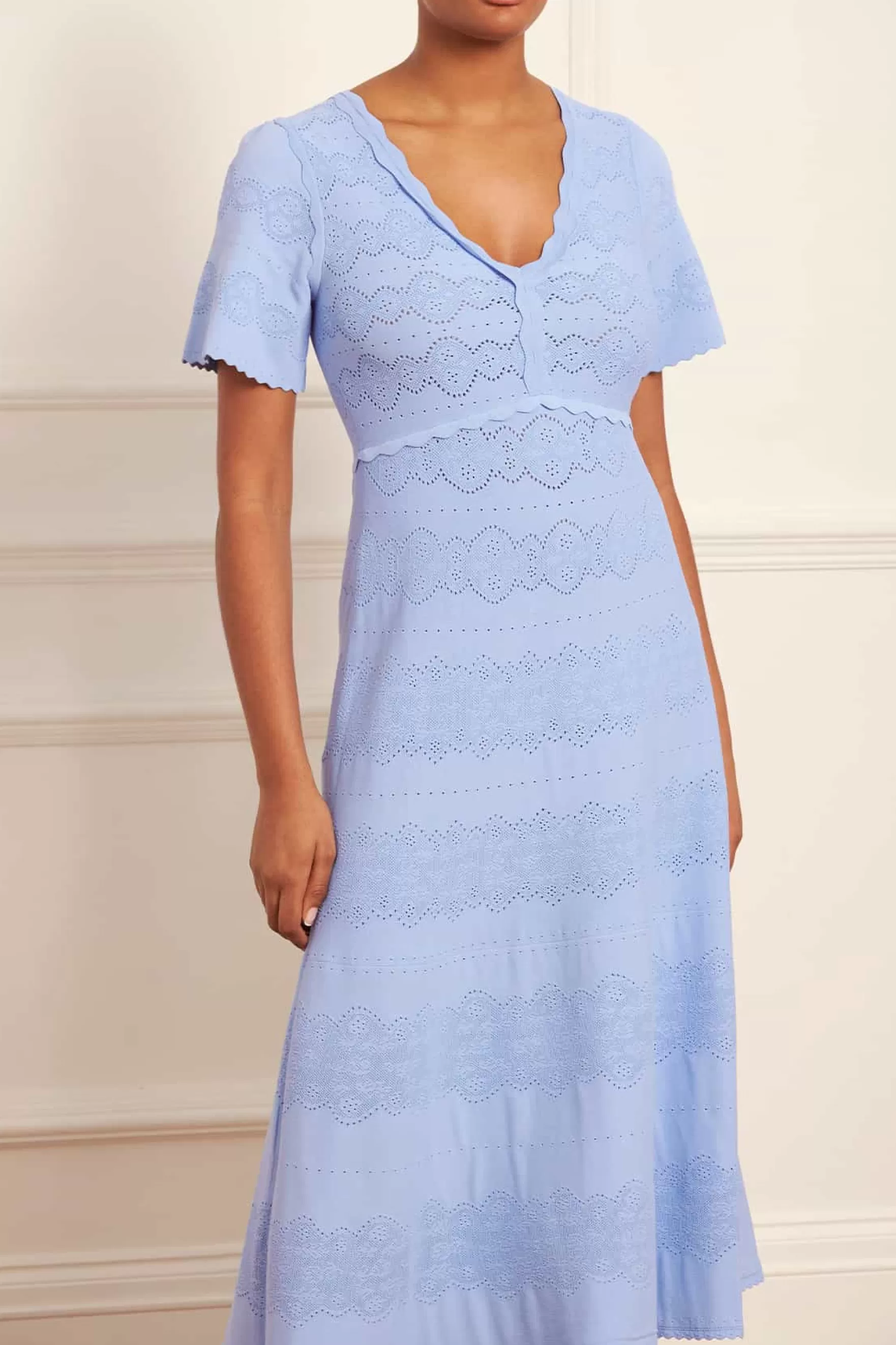 Needle & Thread Day Dresses | All-Womenswear>Lace Knit Gown Blue