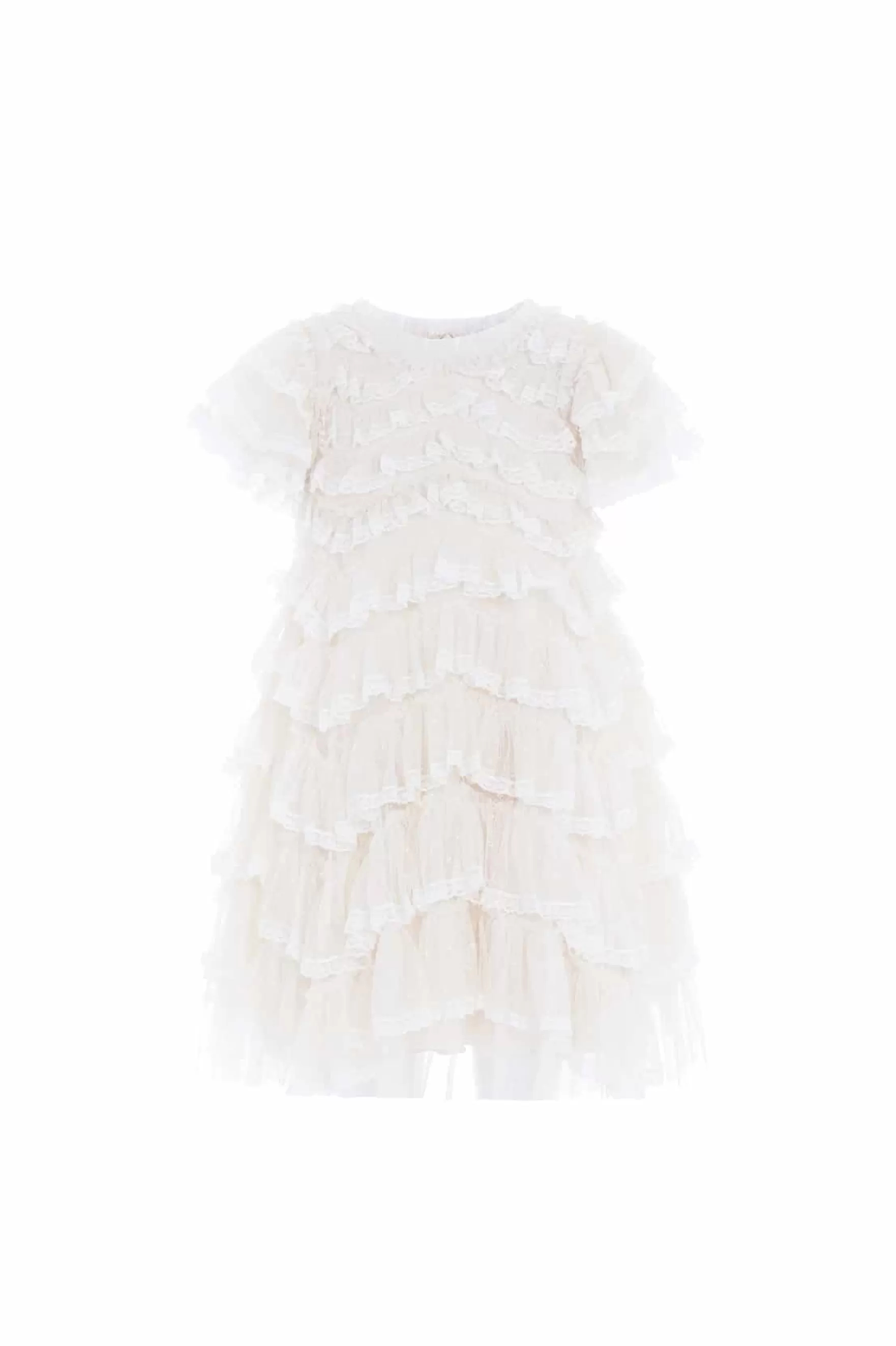 Needle & Thread Flower Girl | Flower Girl>Libby Lace Kids Dress Champagne