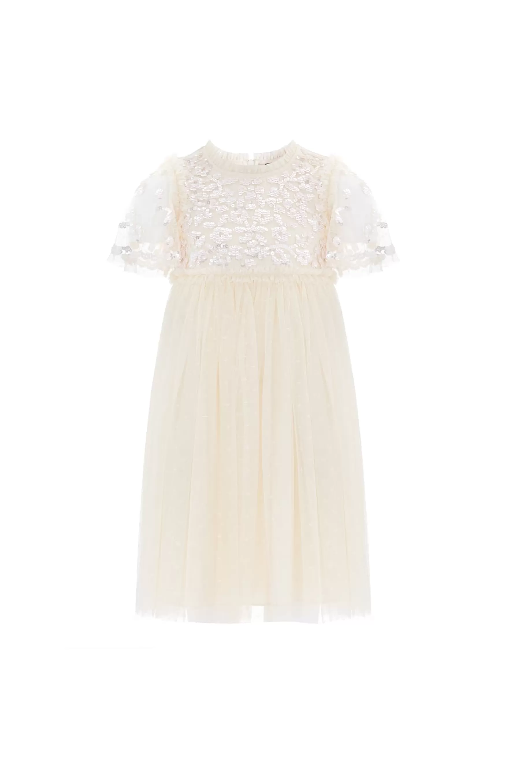 Needle & Thread Embellished Dresses | Flower Girl>Lilybelle Sequin Kids Dress Champagne