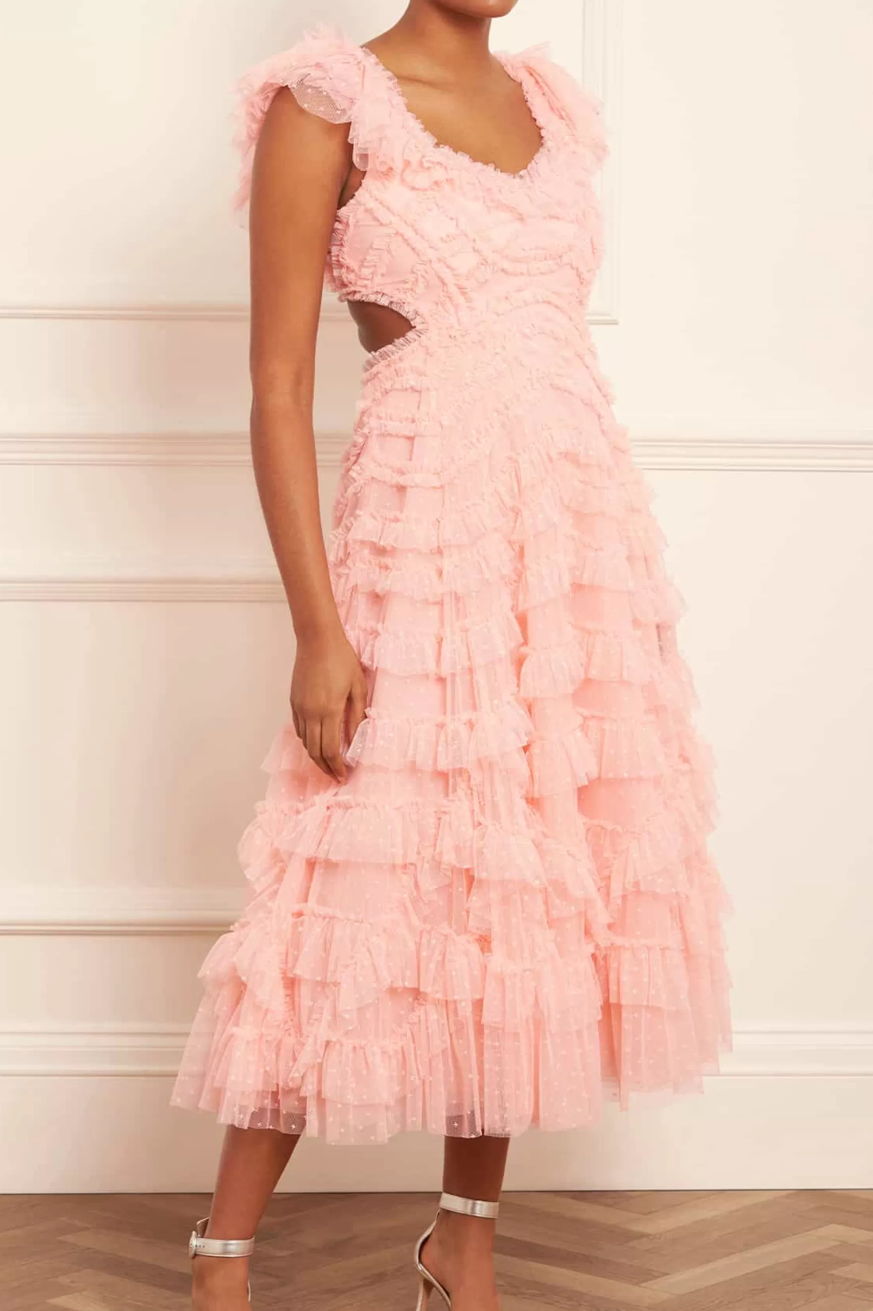 Needle & Thread Wedding Guest | Day Dresses>Lola Backless Ballerina Dress Coral