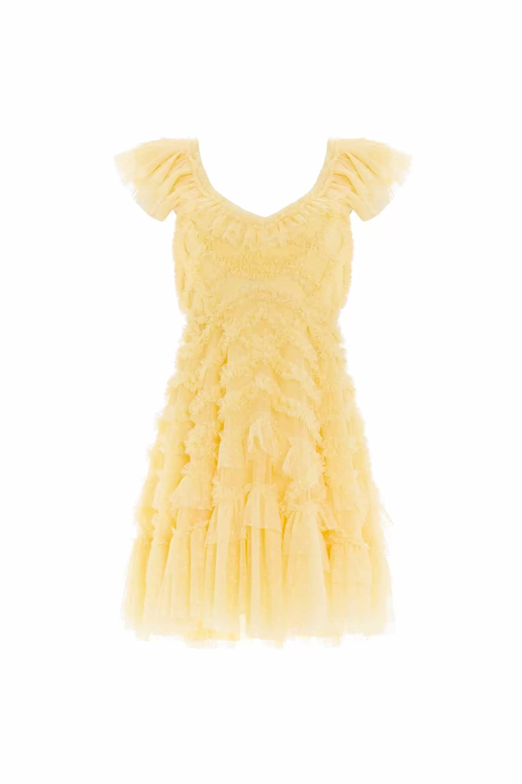 Needle & Thread Wedding Guest | Day Dresses>Lola Backless Micro Mini Dress Yellow