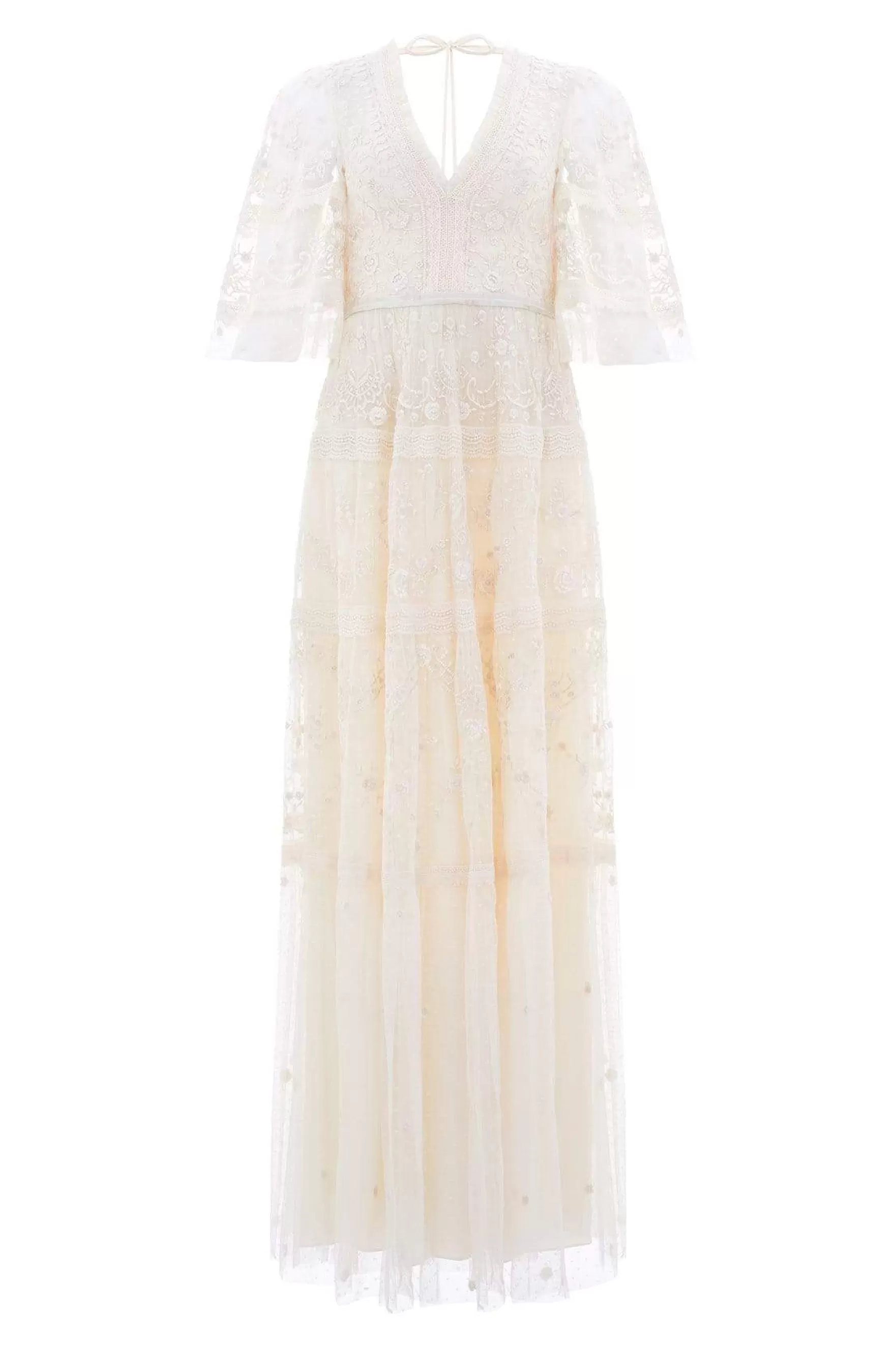 Needle & Thread Bridesmaid | Bridal>Lottie Lace Gown Champagne