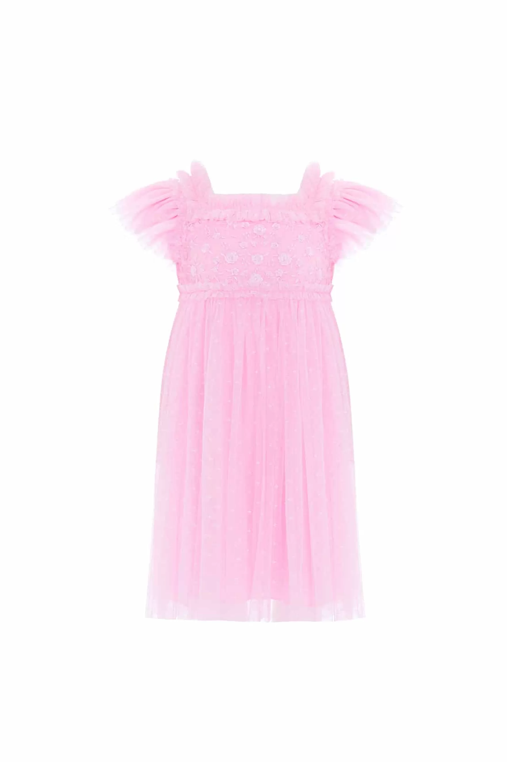 Needle & Thread Flower Girl | Flower Girl>Midsummer Lace Bodice Kids Dress Pink