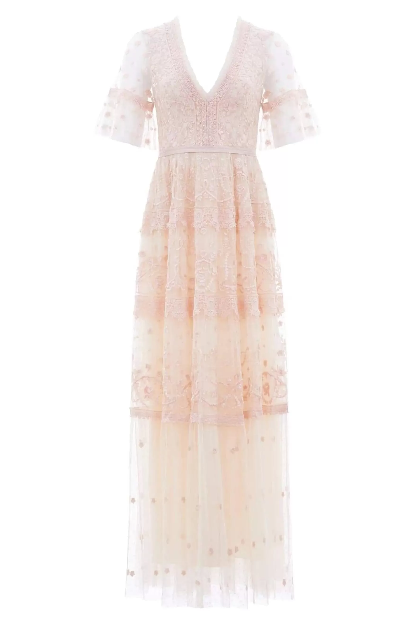 Needle & Thread Bridesmaid | Mummy & Me>Midsummer Lace Gown Champagne