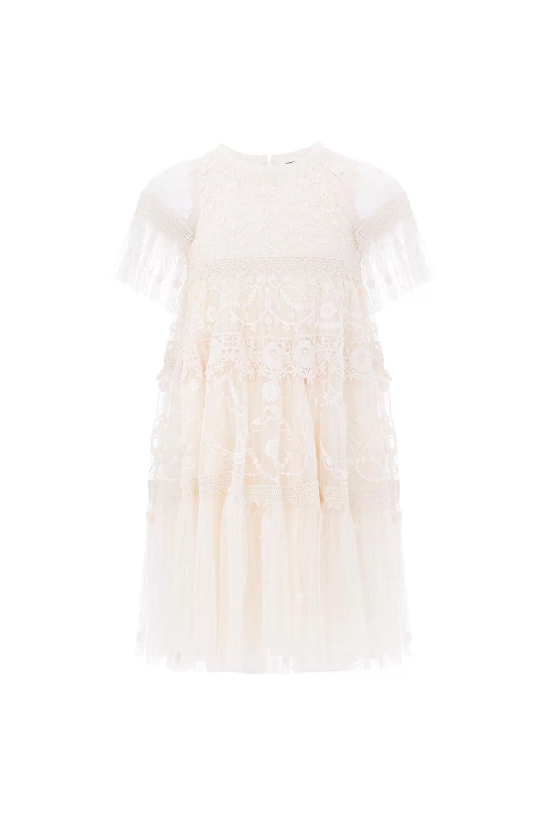Needle & Thread Flower Girl | Flower Girl>Midsummer Lace Kids Dress Champagne