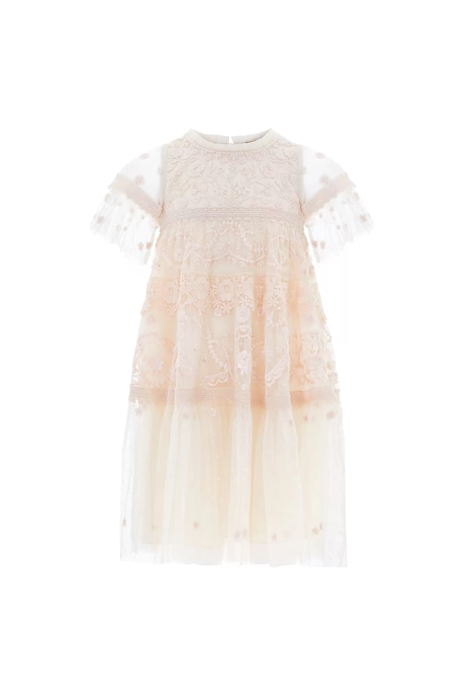 Needle & Thread Flower Girl | Flower Girl>Midsummer Lace Kids Dress Champagne