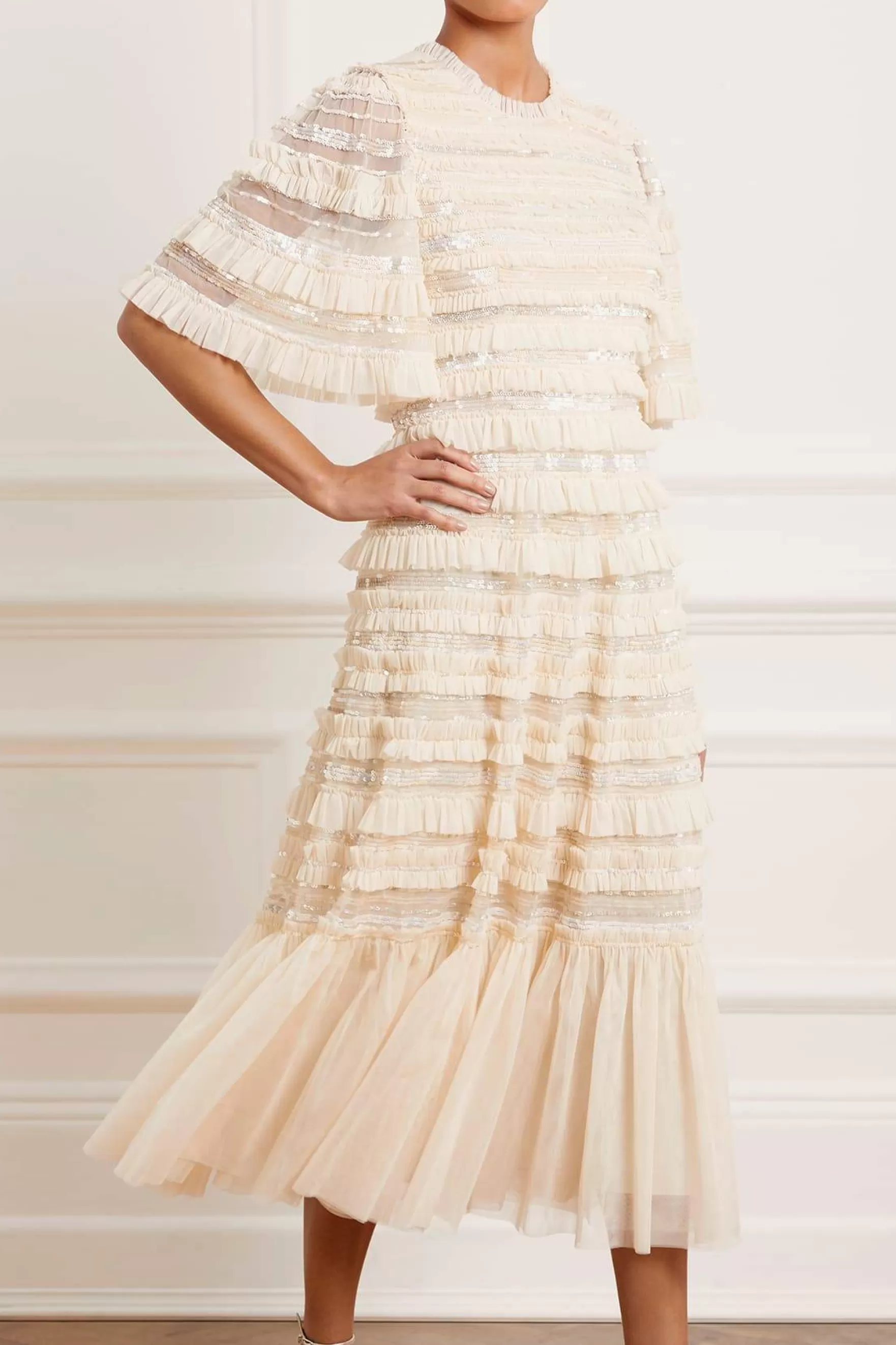 Needle & Thread Wedding Wardrobe | Bridal>Nancy Frill Ballerina Dress Champagne