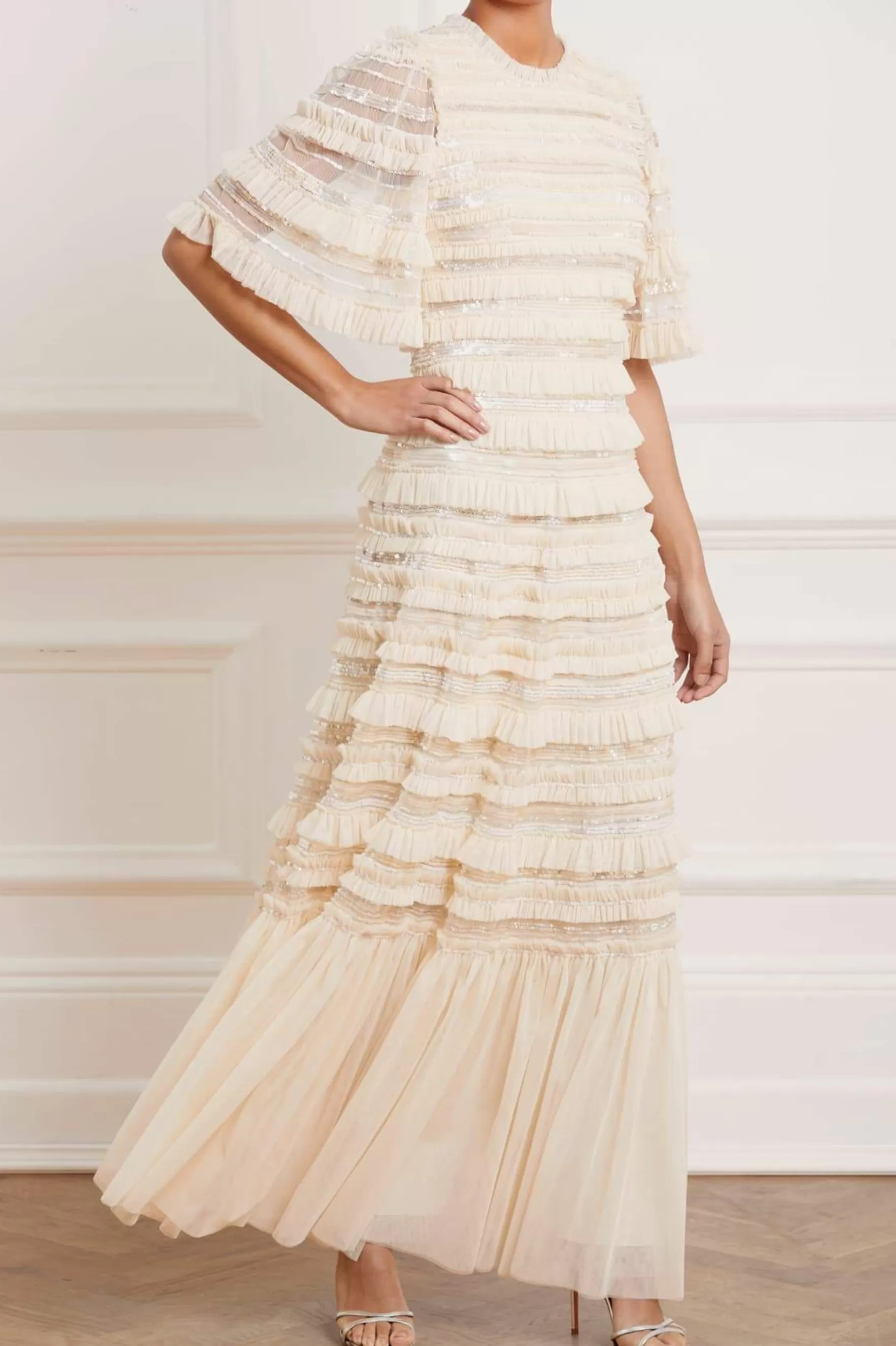 Needle & Thread Bridal | Embellished Dresses>Nancy Frill Gown Champagne
