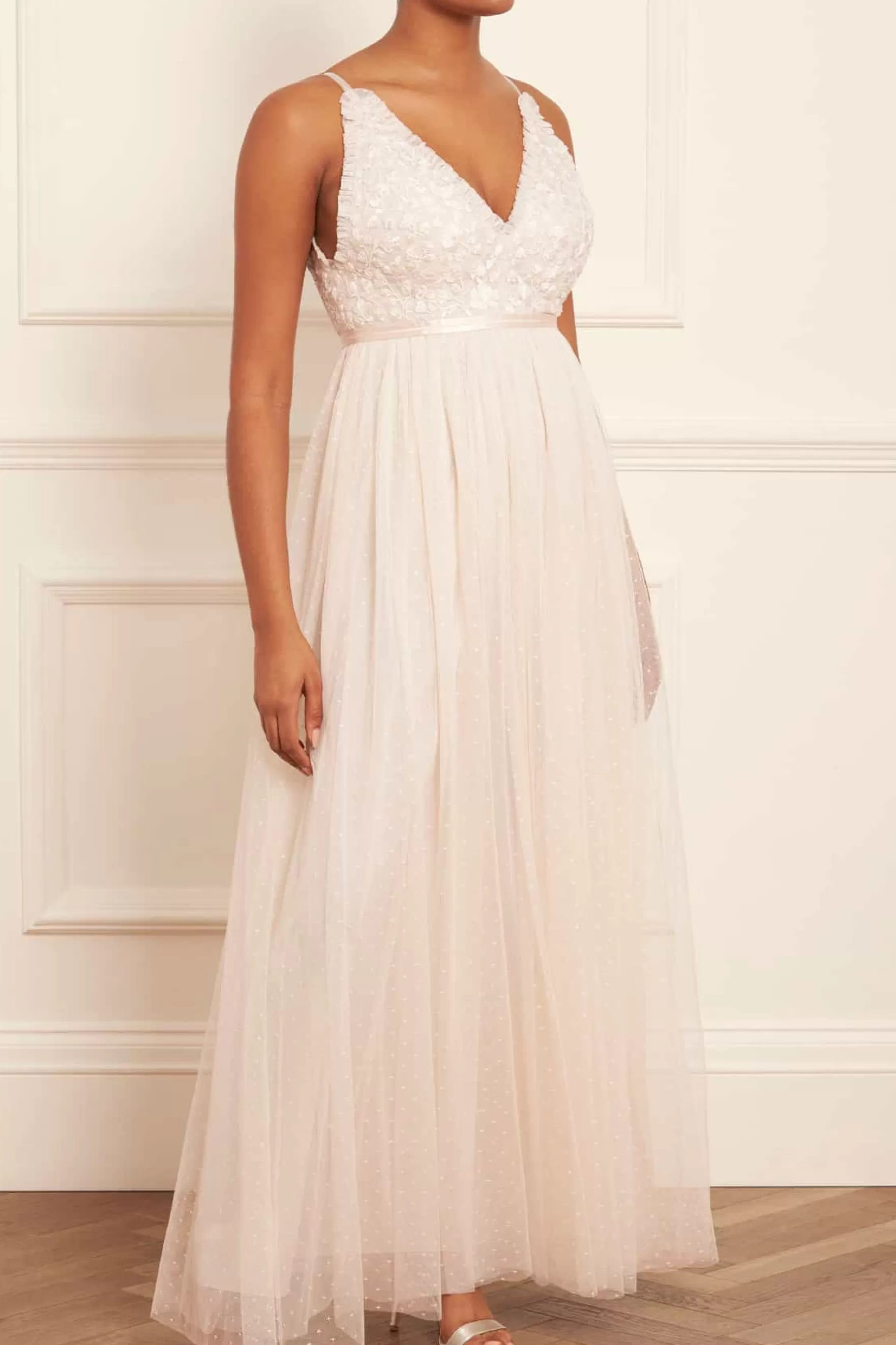 Needle & Thread Bridal | Exclusives>Posy Bodice Cami Gown Champagne