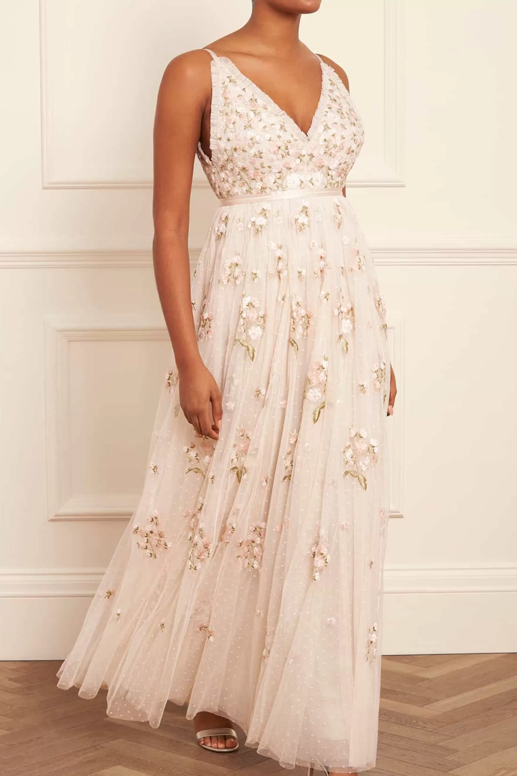 Needle & Thread Bridesmaid | Bridal>Posy Cami Gown Champagne