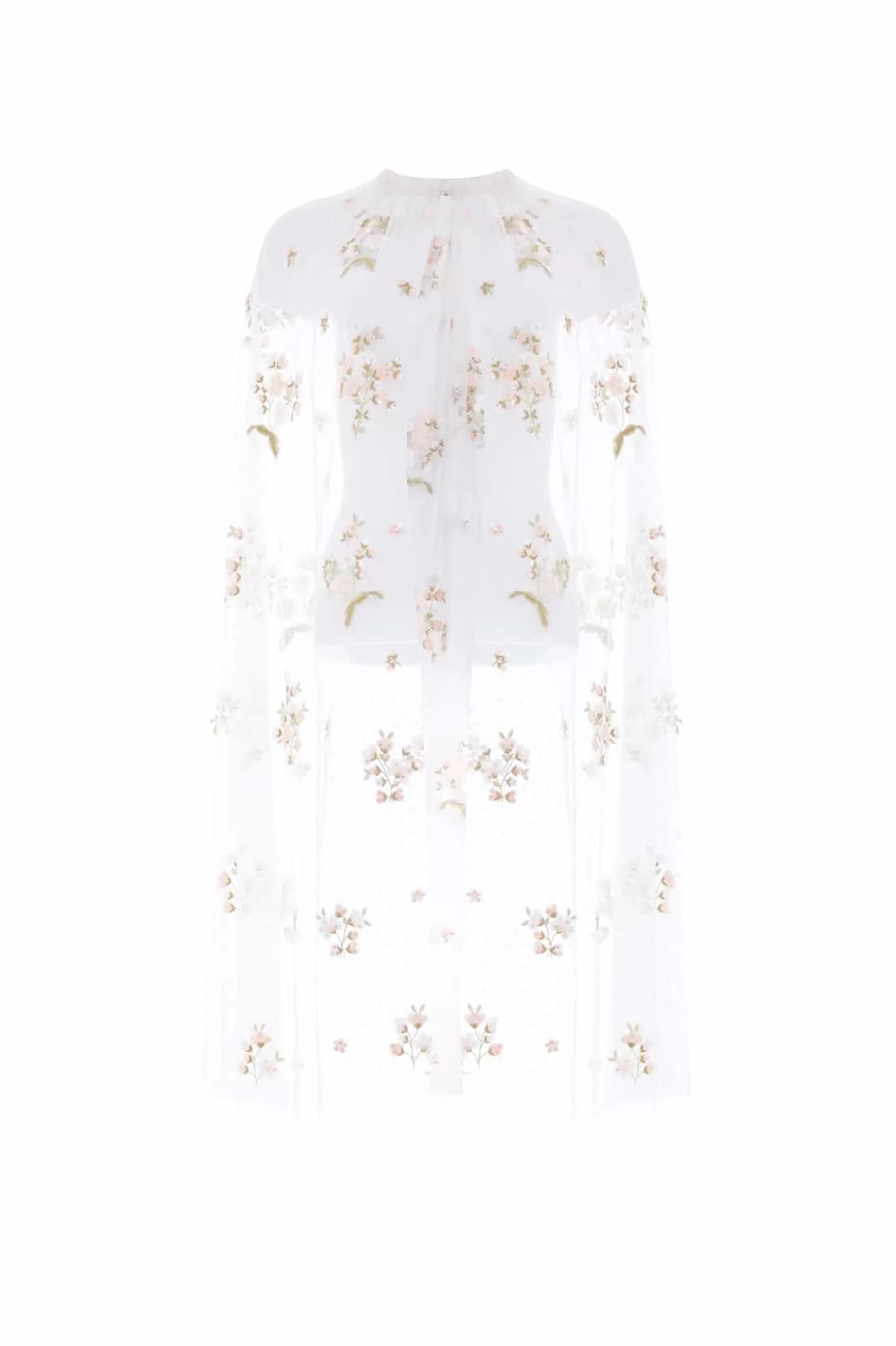 Needle & Thread Wedding Wardrobe | Bridal>Posy Midaxi Open Cape Champagne