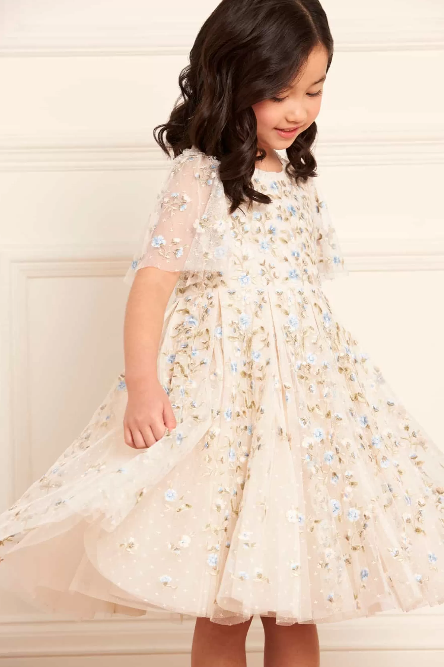 Needle & Thread Flower Girl | Flower Girl>Posy Pirouette Kids Prom Dress Champagne
