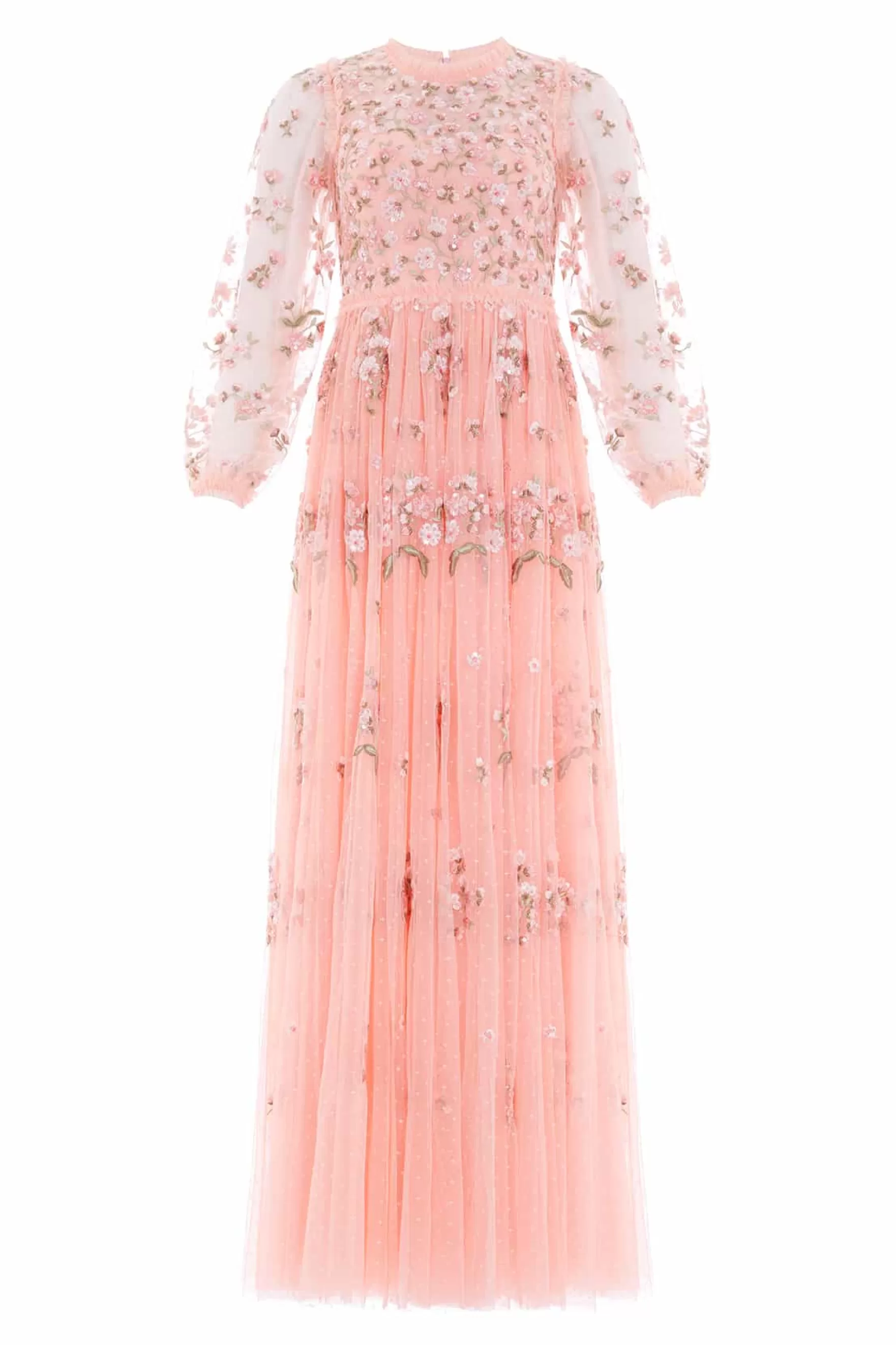 Needle & Thread Mother of the Bride | Mummy & Me>Posy Round Neck Gown Coral