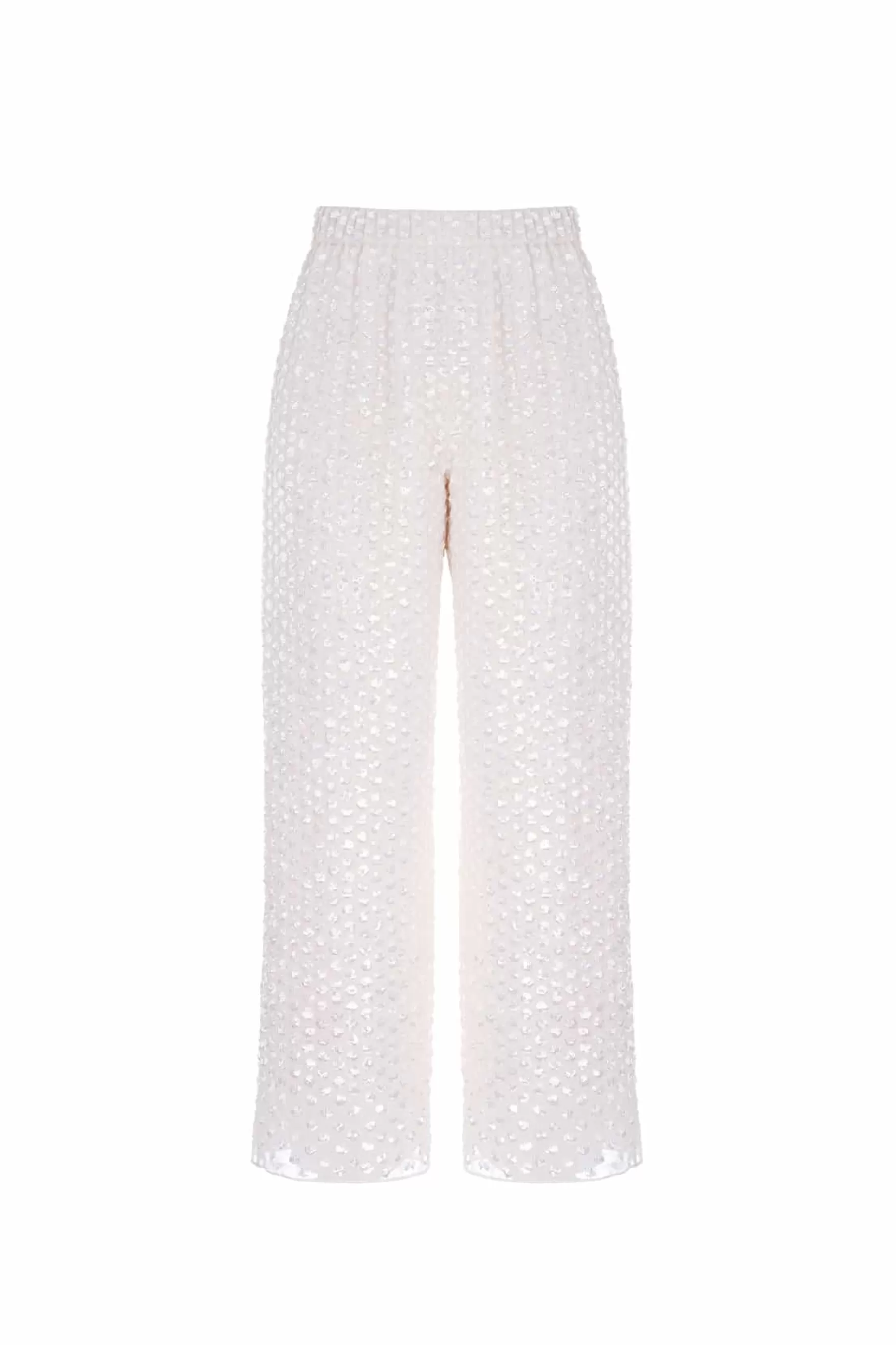 Needle & Thread Bridal | Wedding Wardrobe>Raindrop Gloss Trousers Champagne