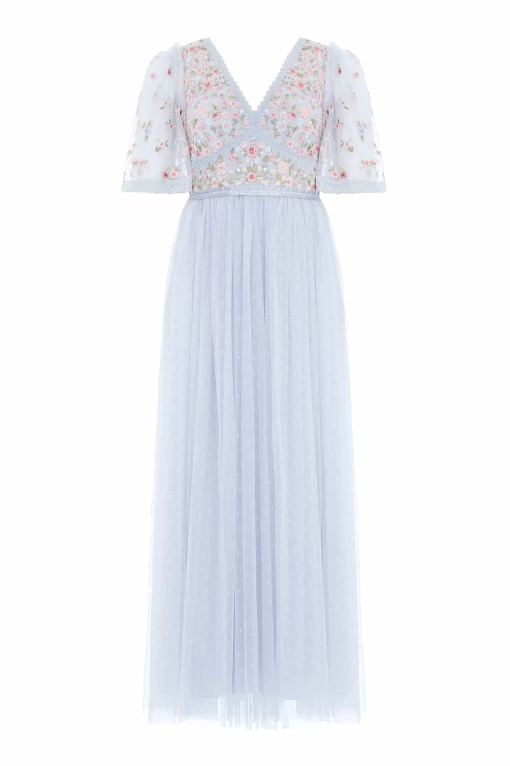 Needle & Thread Mummy & Me | Mummy & Me>Ribbon Bouquet Bodice Ankle Gown Blue
