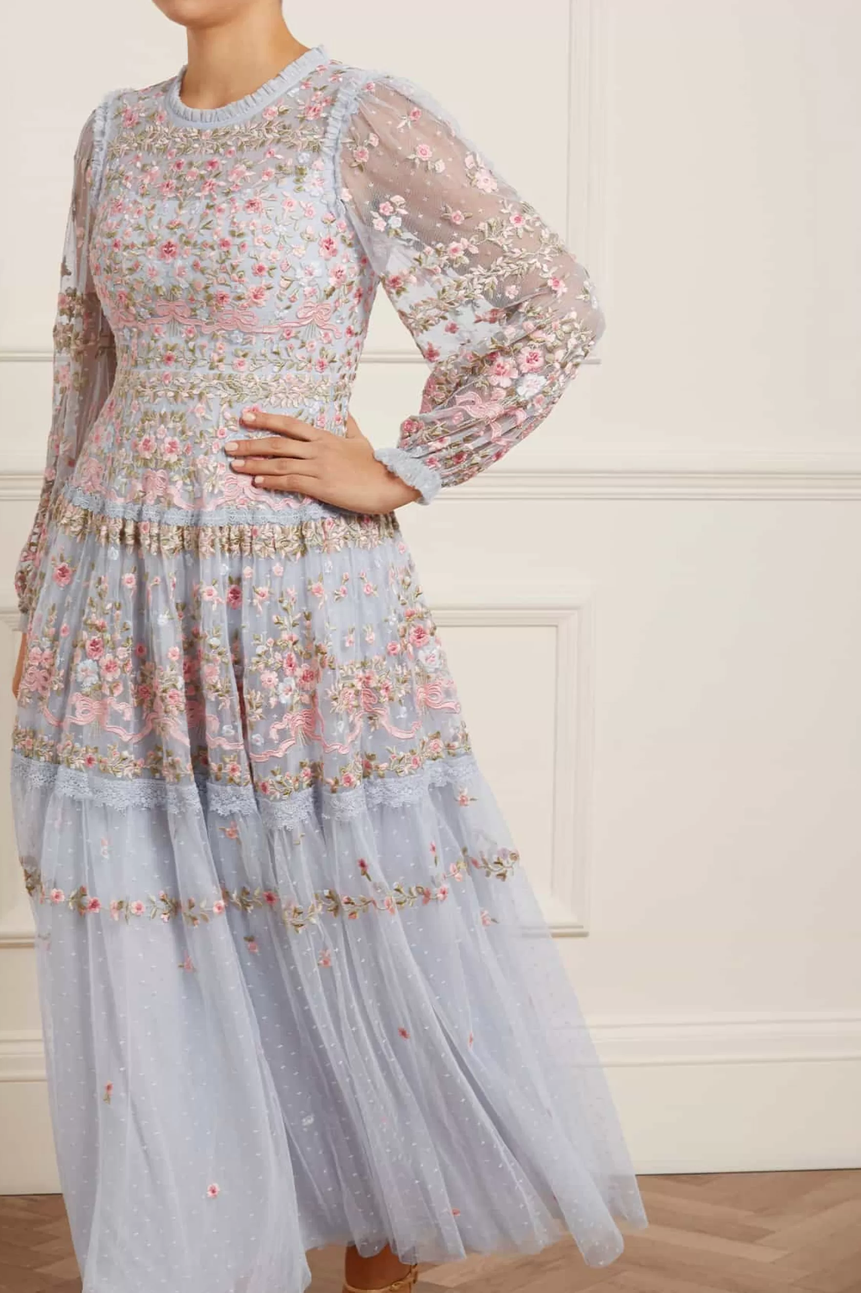 Needle & Thread Mother of the Bride | Mummy & Me>Ribbon Bouquet Gown Blue