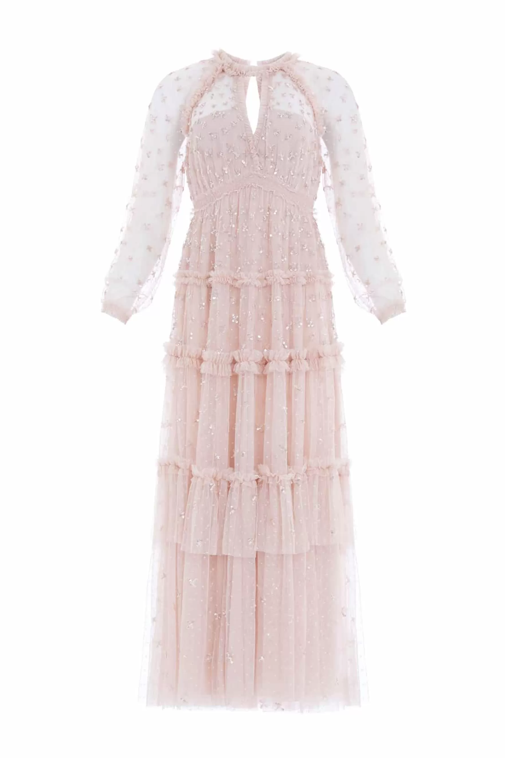 Needle & Thread Mother of the Bride | Bridesmaid>Sequin Kisses Ankle Gown Beige