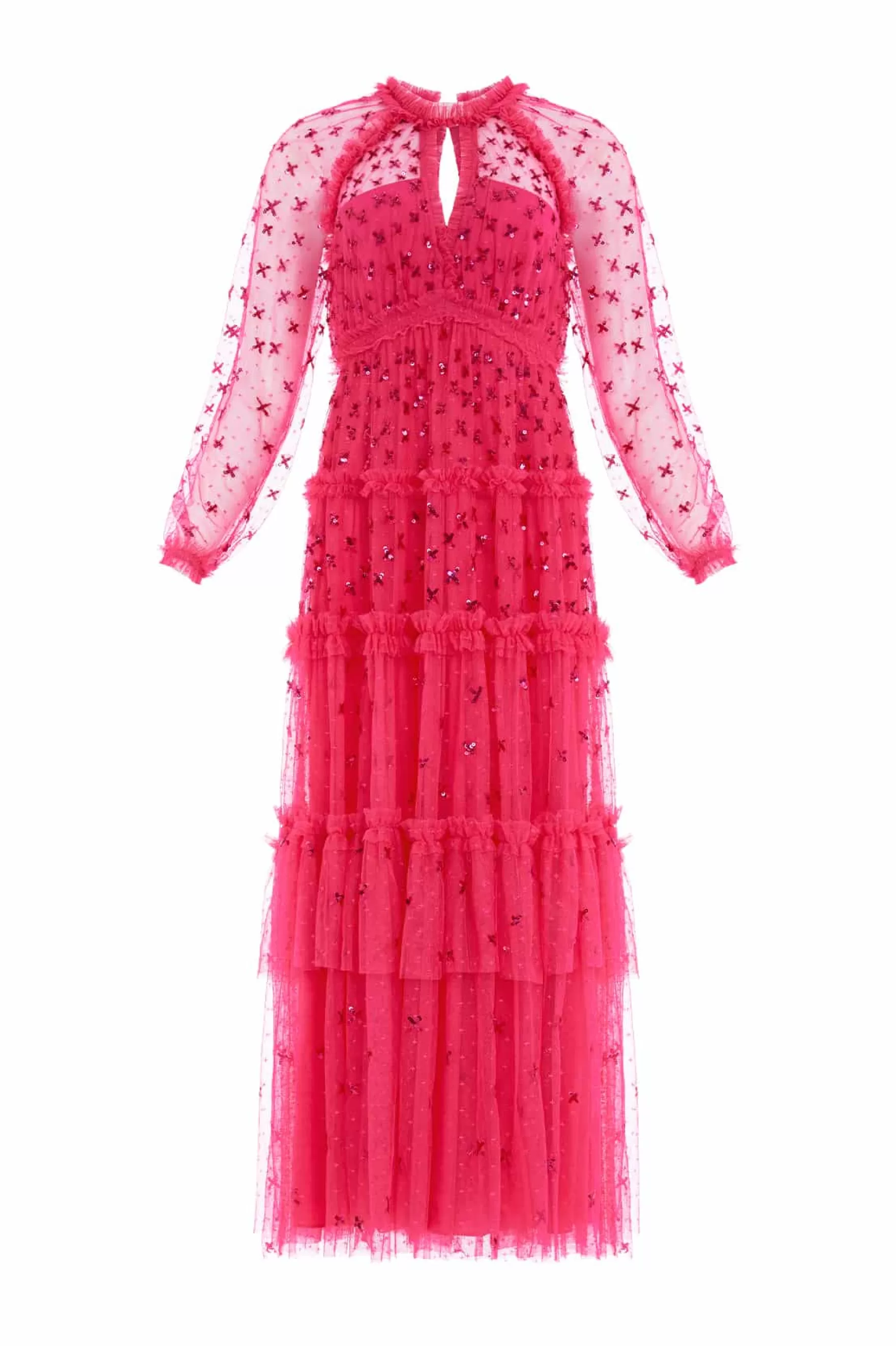 Needle & Thread Bridesmaid | Mother of the Bride>Sequin Kisses Ankle Gown Pink