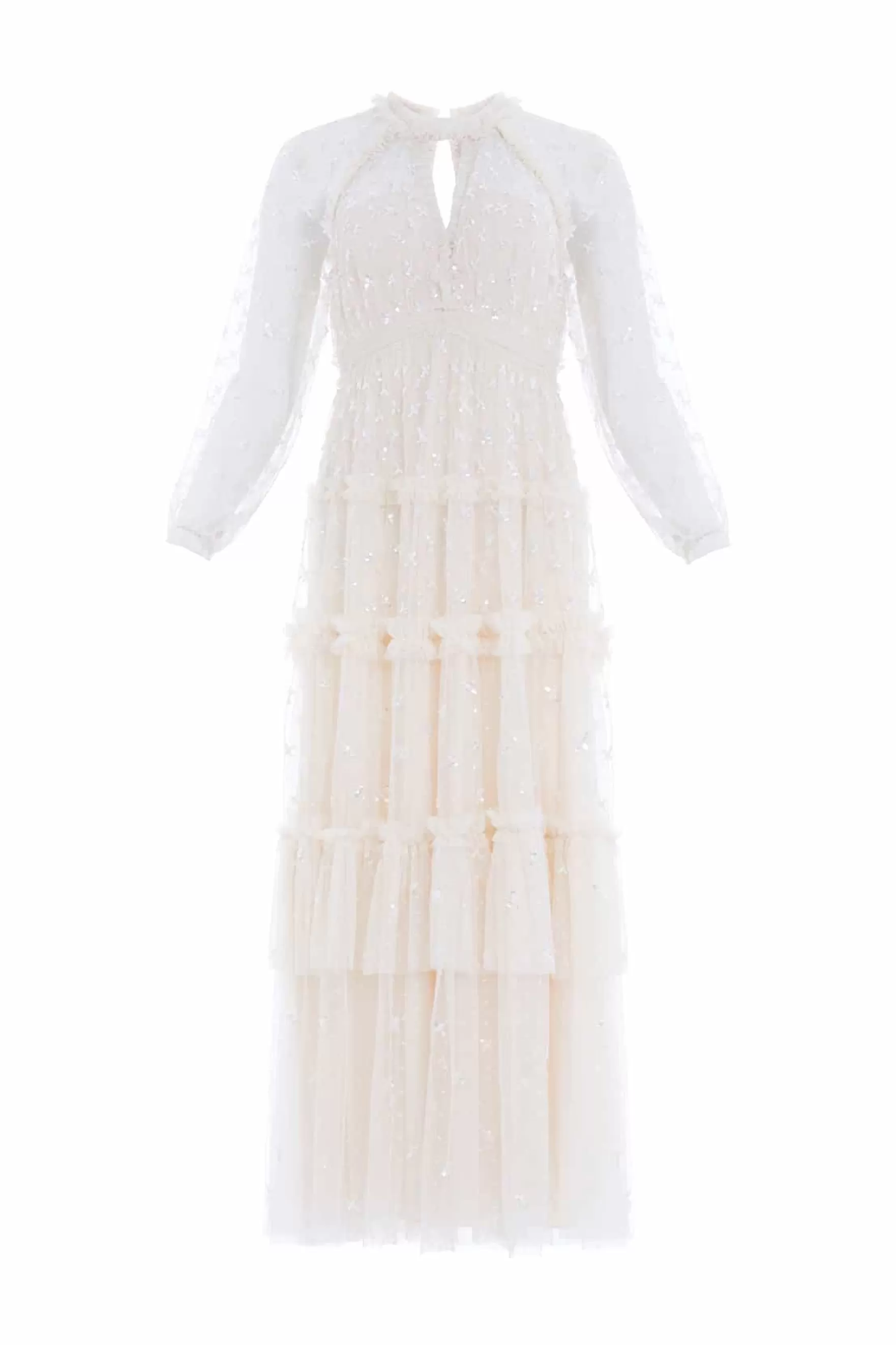Needle & Thread Bridal | Mummy & Me>Sequin Kisses Ankle Gown Champagne