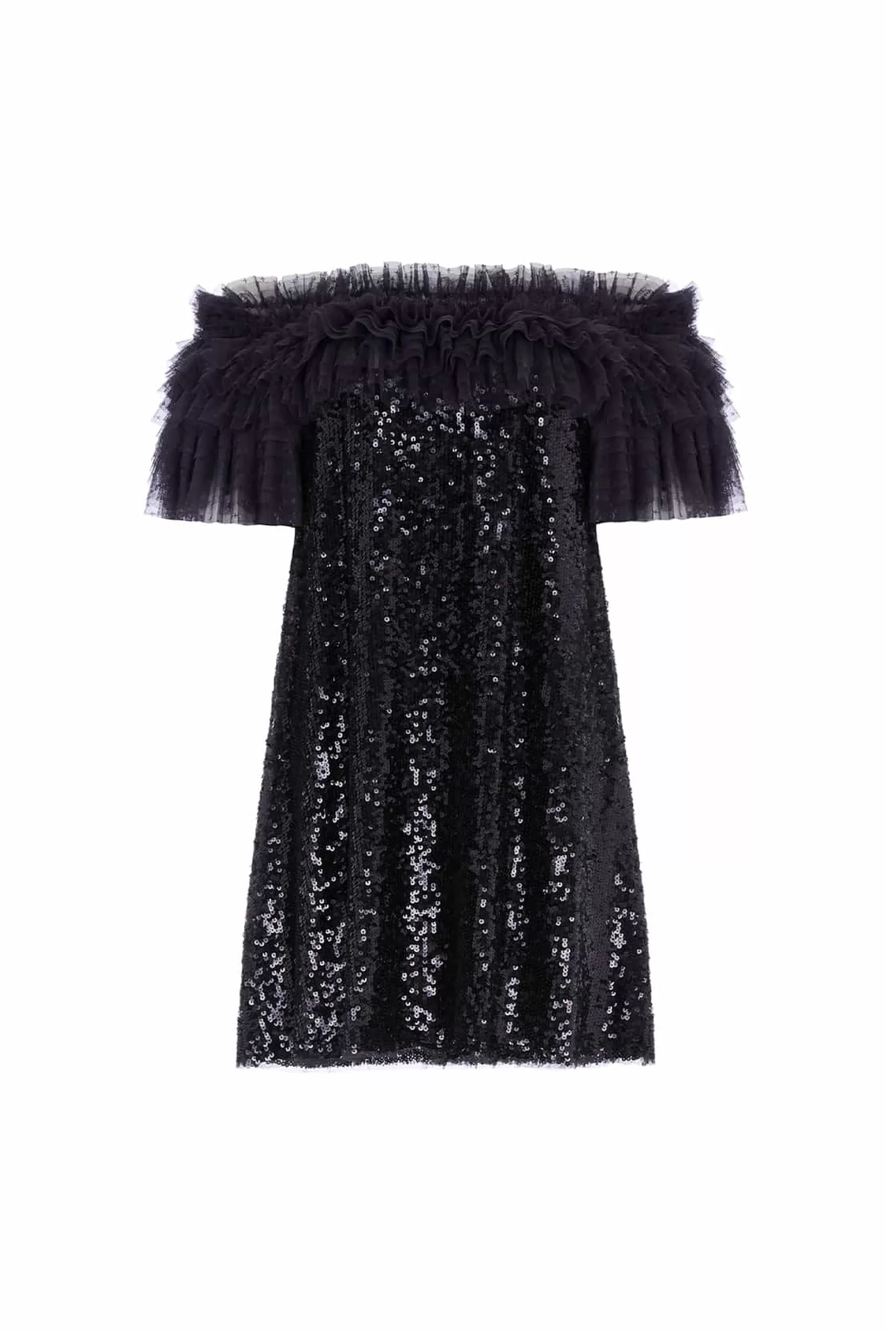 Needle & Thread Wedding Guest | Mini Dresses>Stephanie Micro Mini Dress Black