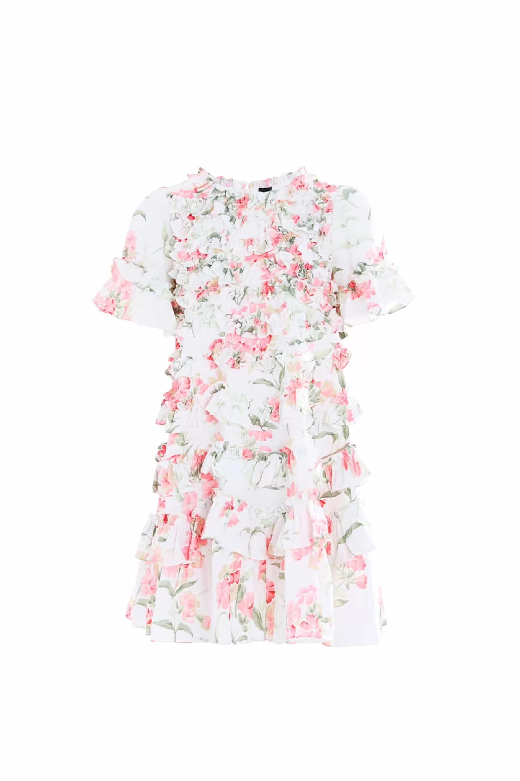 Needle & Thread Printed Dresses | Mummy & Me>Summer Posy Crepe Short Sleeve Kids Dress Multi