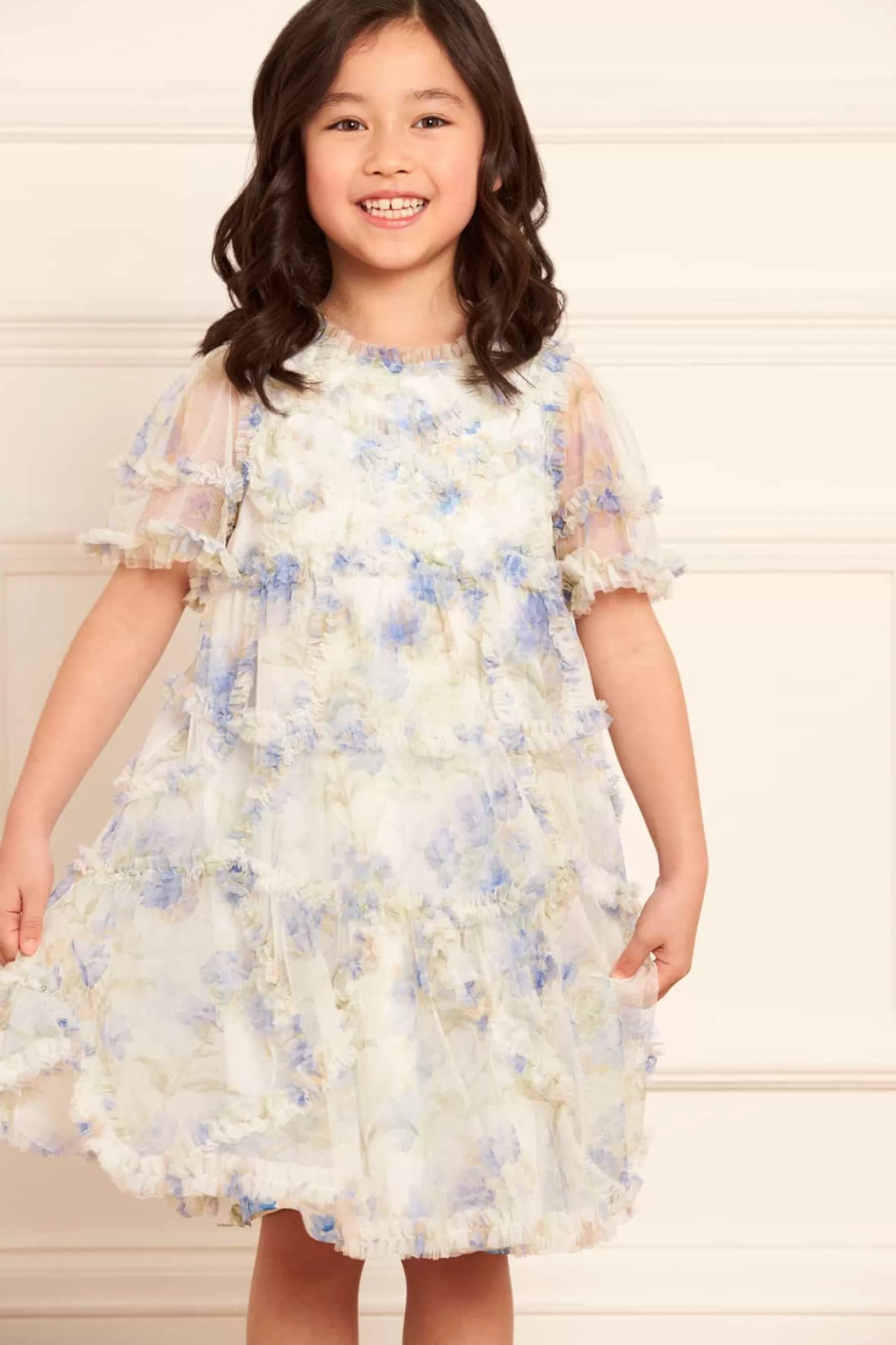 Needle & Thread Printed Dresses | Responsibly Sourced>Summer Posy Maeve Kids Dress Multi