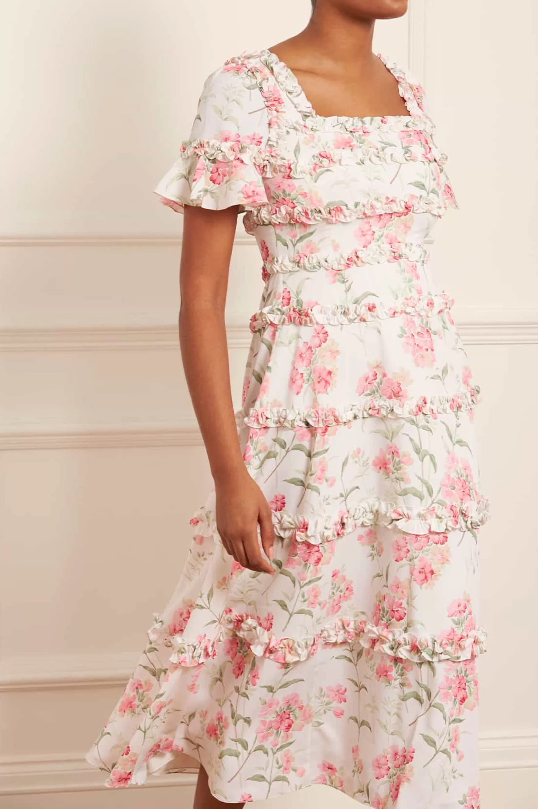 Needle & Thread Mummy & Me | Mummy & Me>Summer Posy Maya Crepe Ballerina Dress Multi