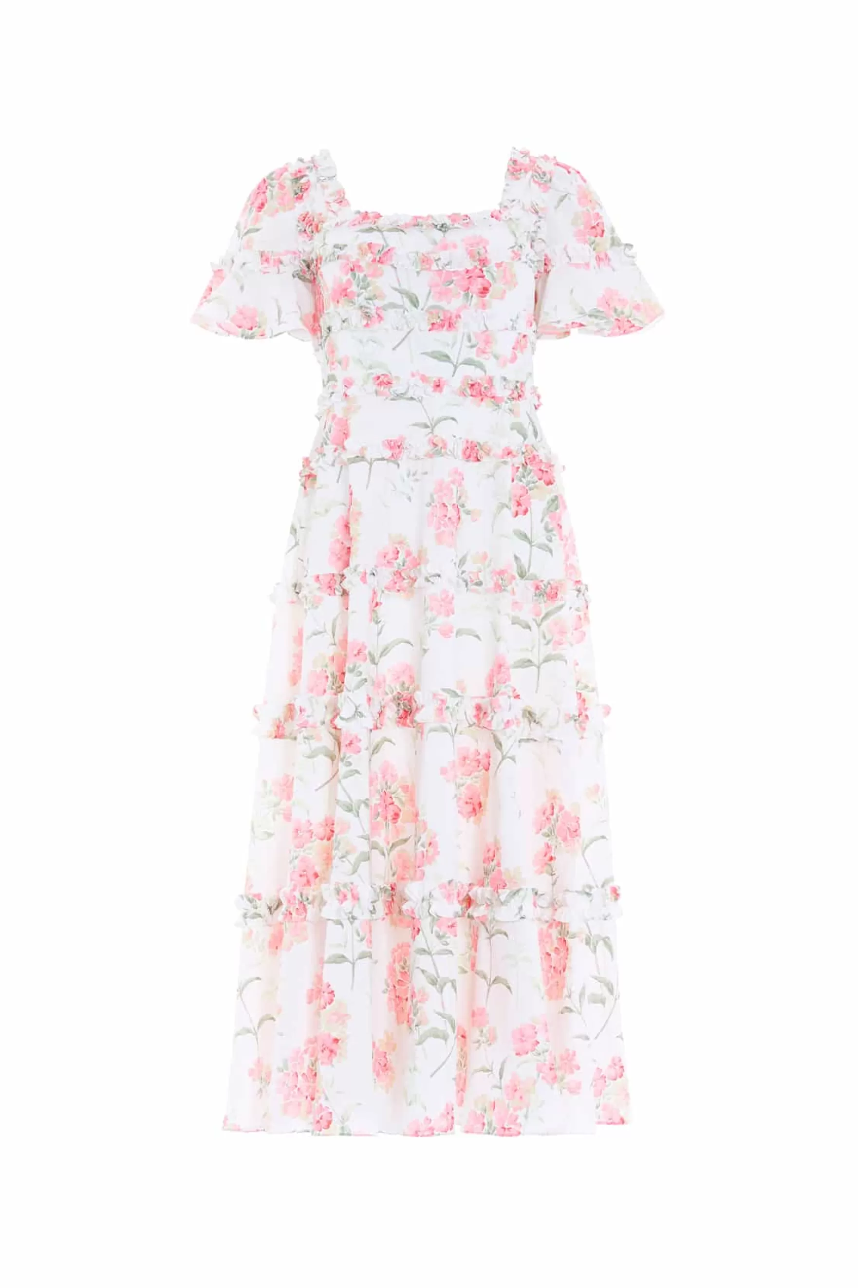 Needle & Thread Mummy & Me | Mummy & Me>Summer Posy Maya Crepe Ballerina Dress Multi