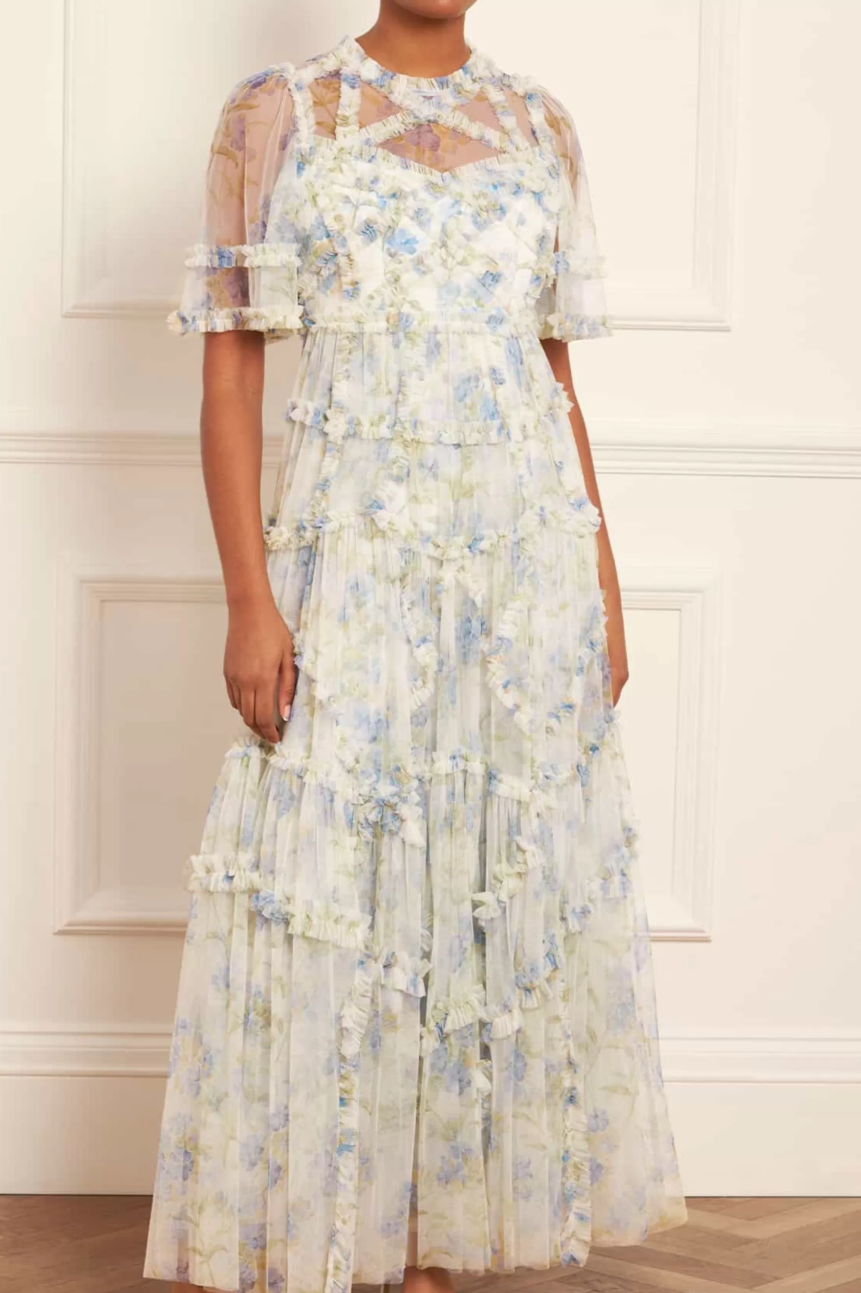 Needle & Thread Wedding Guest | Mother of the Bride>Summer Posy Short Sleeve Gown Multi