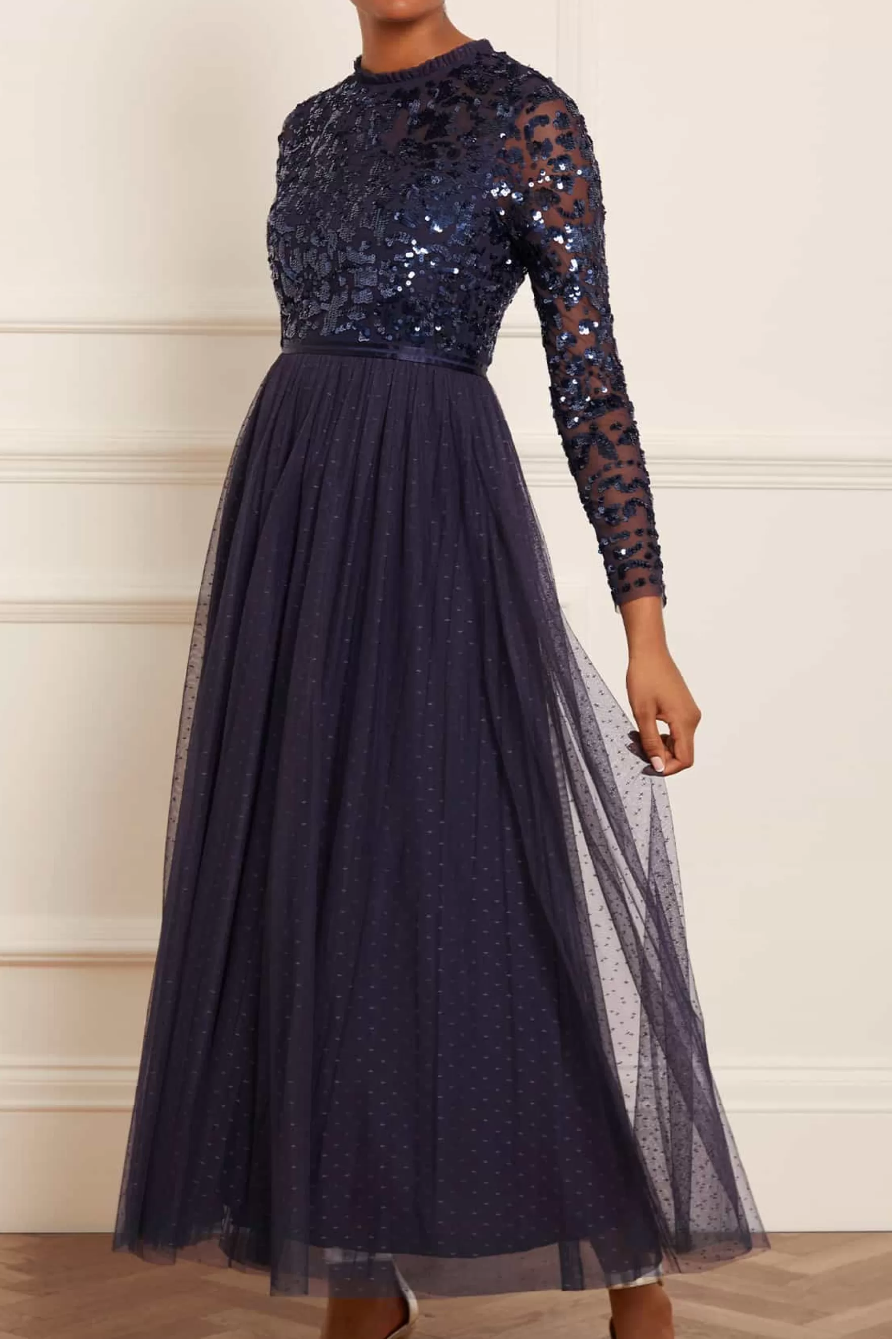 Needle & Thread Mother of the Bride | Bridesmaid>Tempest Bodice Ankle Gown Blue