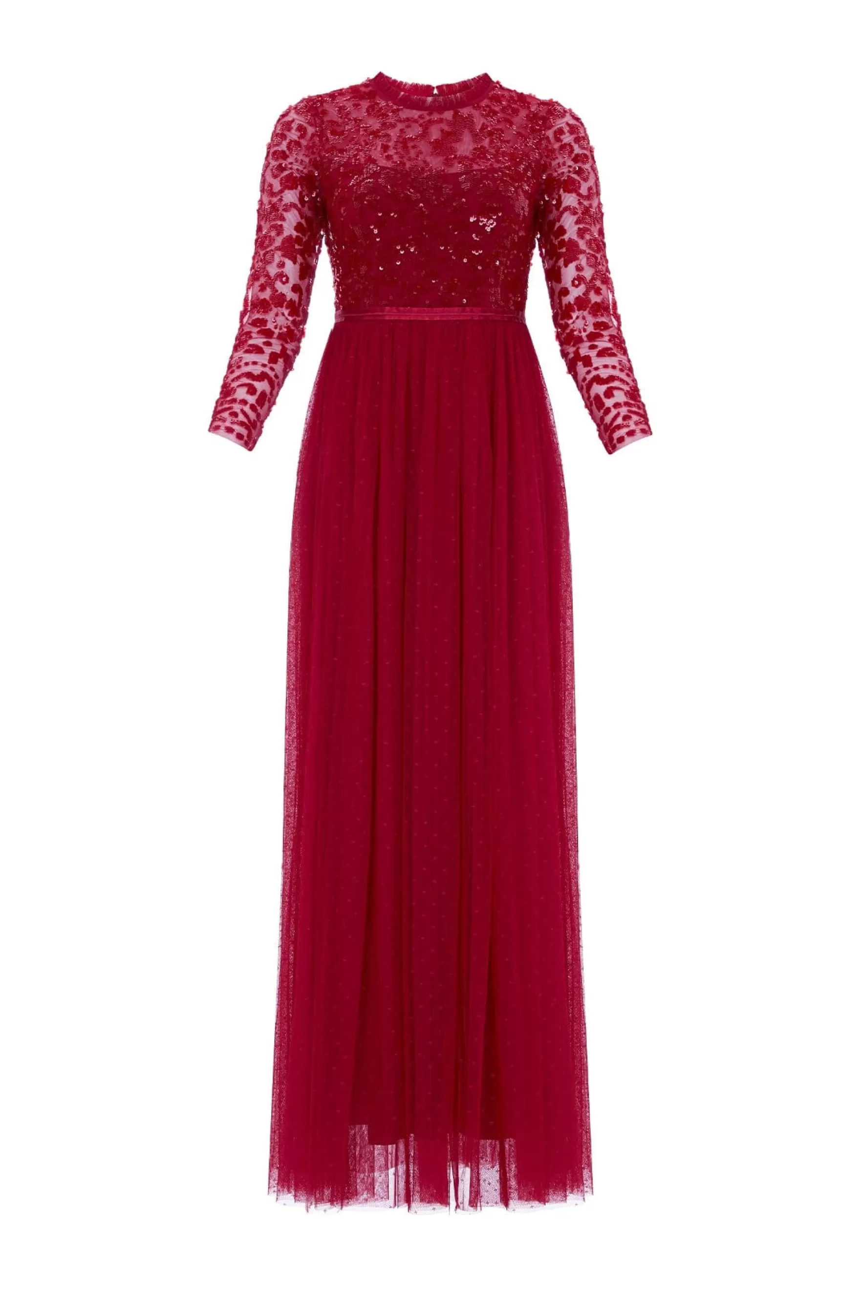Needle & Thread Plus Size | Exclusives>Tempest Bodice Ankle Gown Red