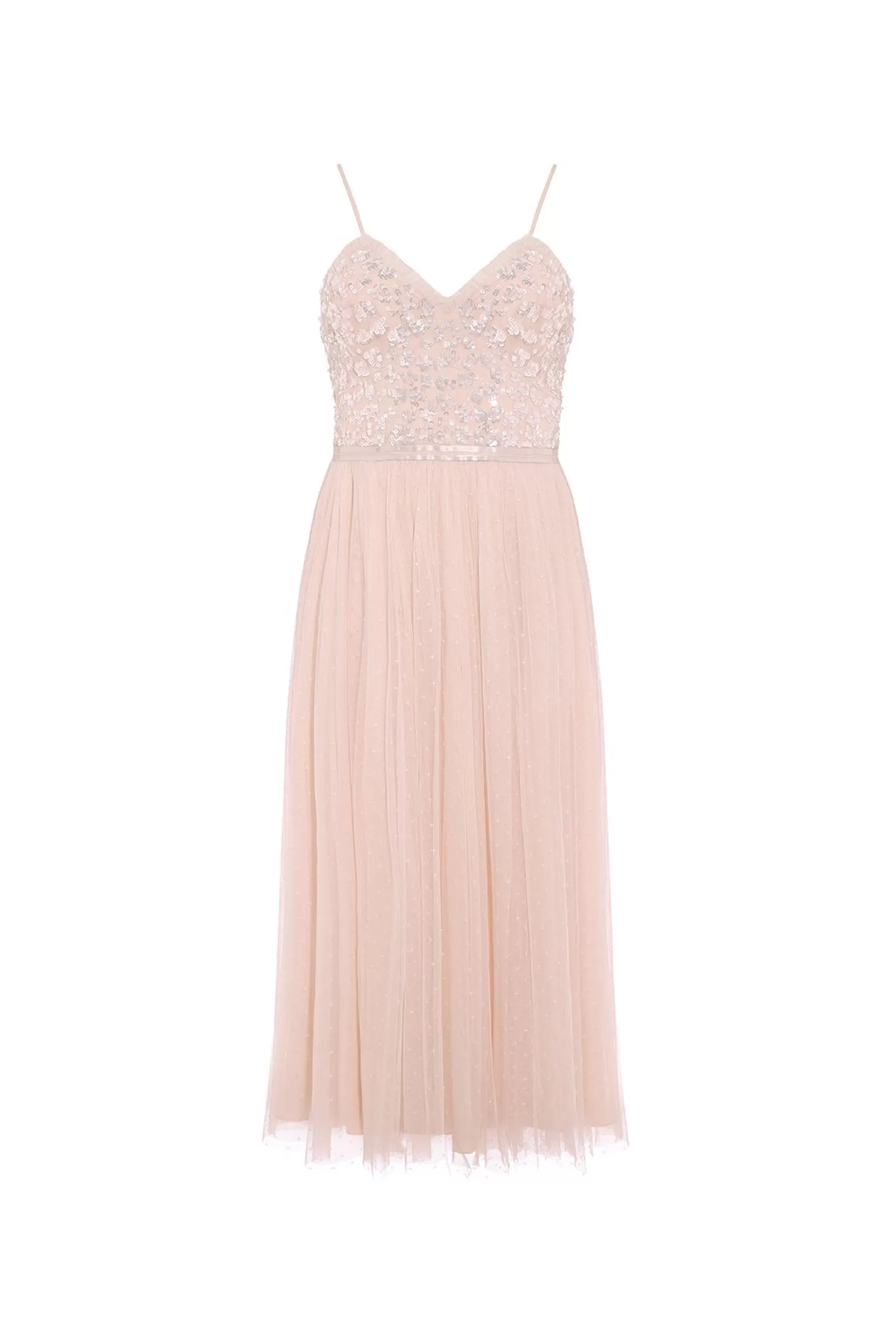 Needle & Thread Bridesmaid | Plus Size>Tempest Bodice Cami Ballerina Dress Pink