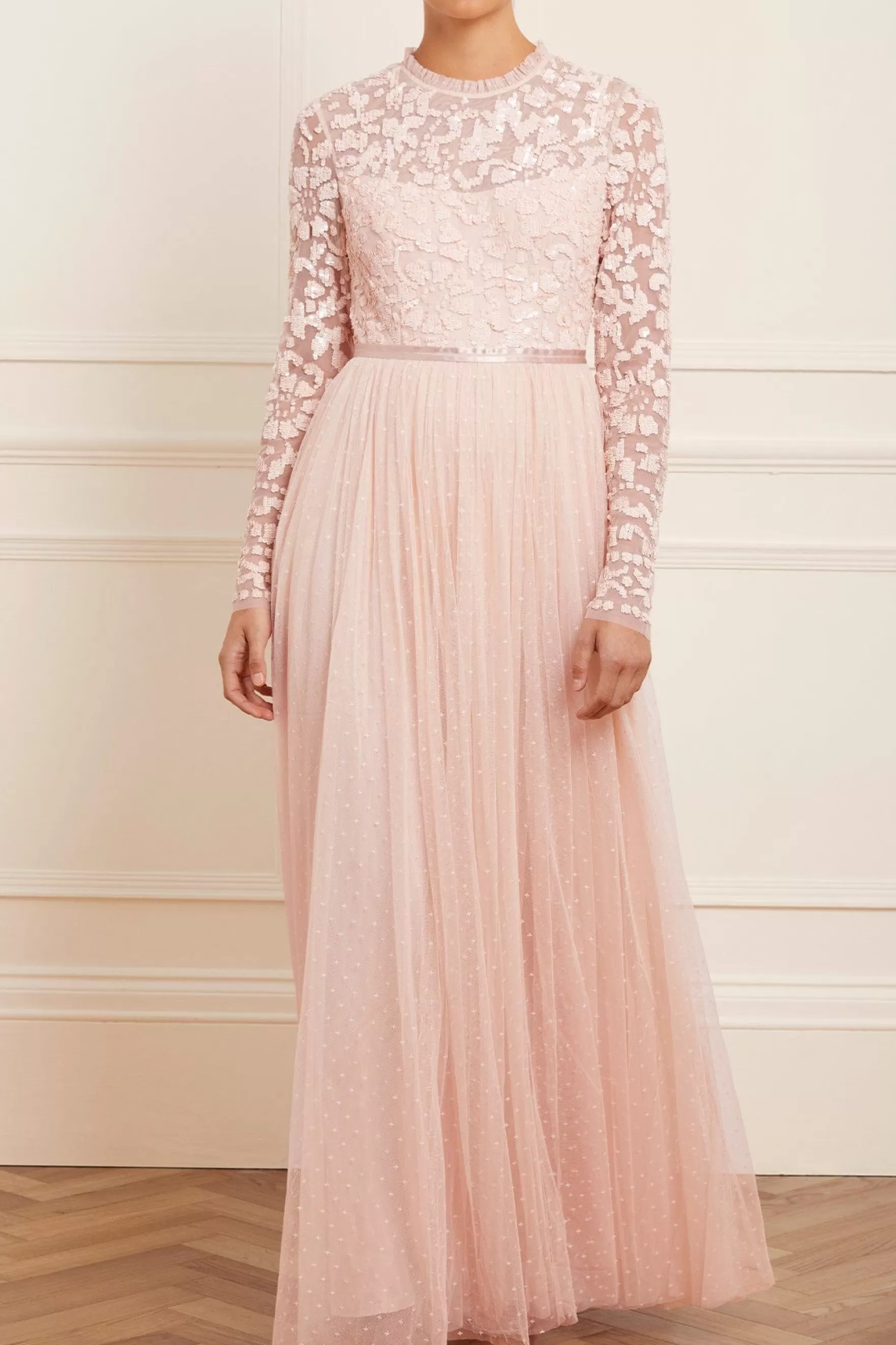 Needle & Thread Bridesmaid | Plus Size>Tempest Bodice Gown Pink