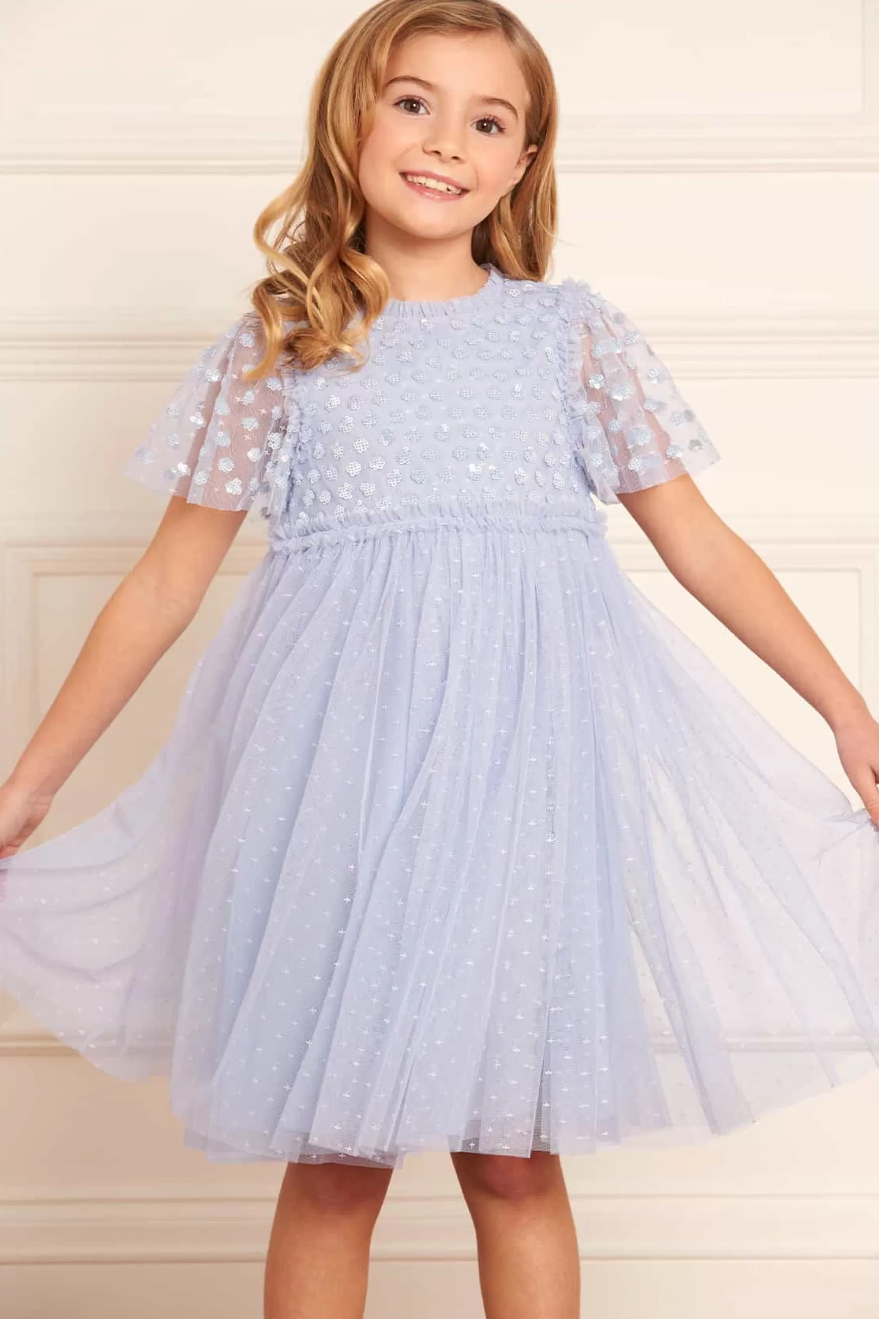 Needle & Thread Flower Girl | Flower Girl>Thea Bodice Kids Dress Blue