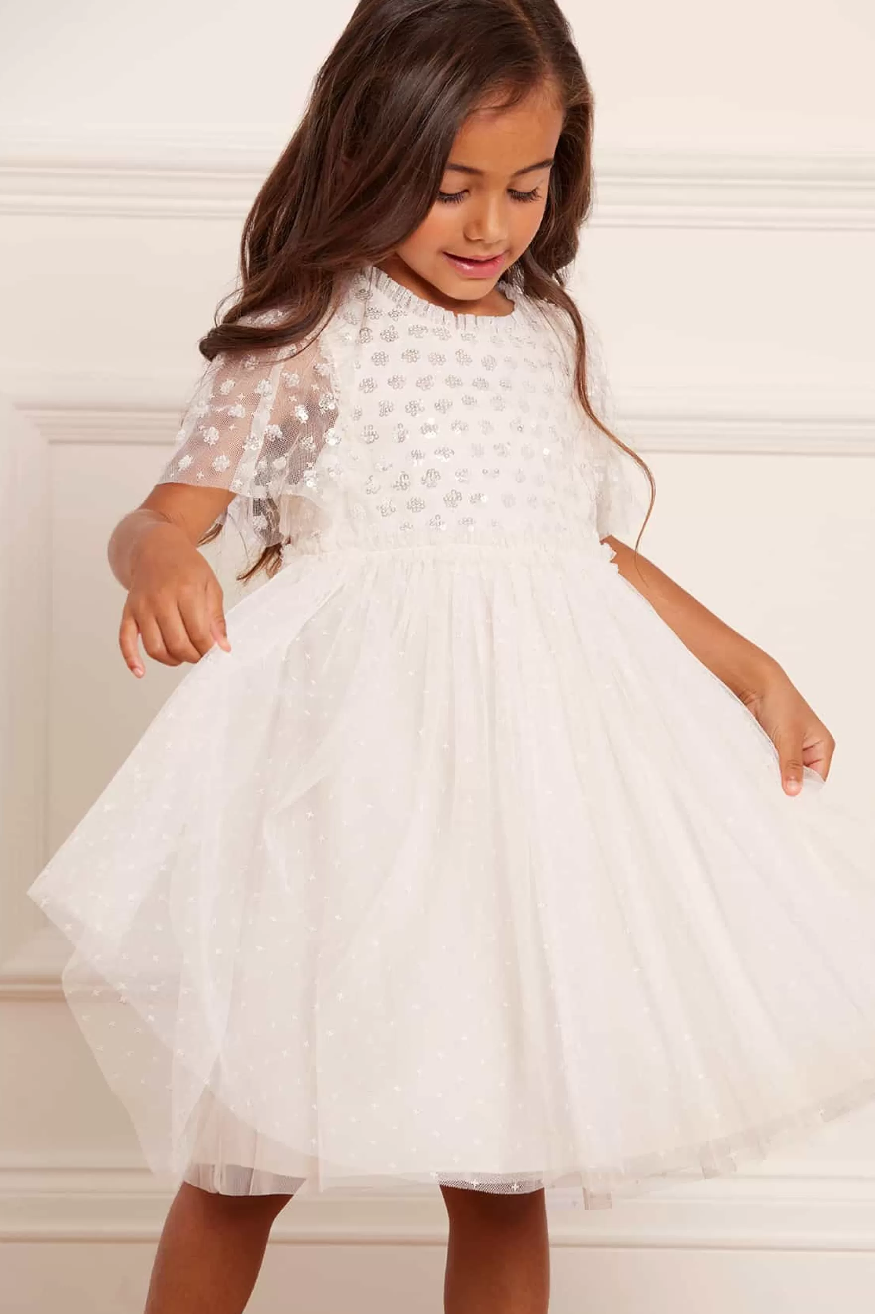 Needle & Thread Flower Girl | Flower Girl>Thea Bodice Kids Dress Champagne