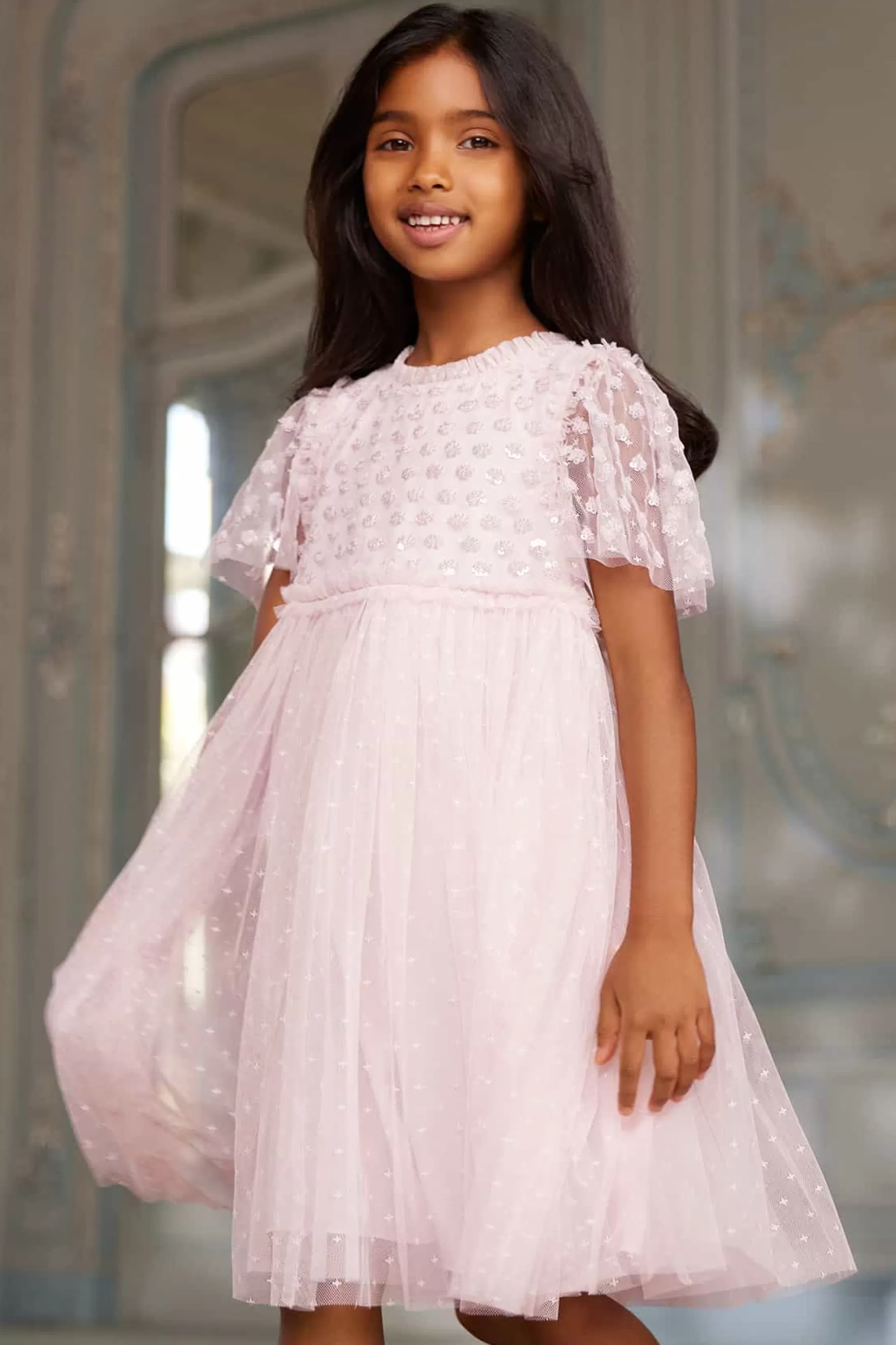 Needle & Thread Flower Girl | Flower Girl>Thea Bodice Kids Dress Pink