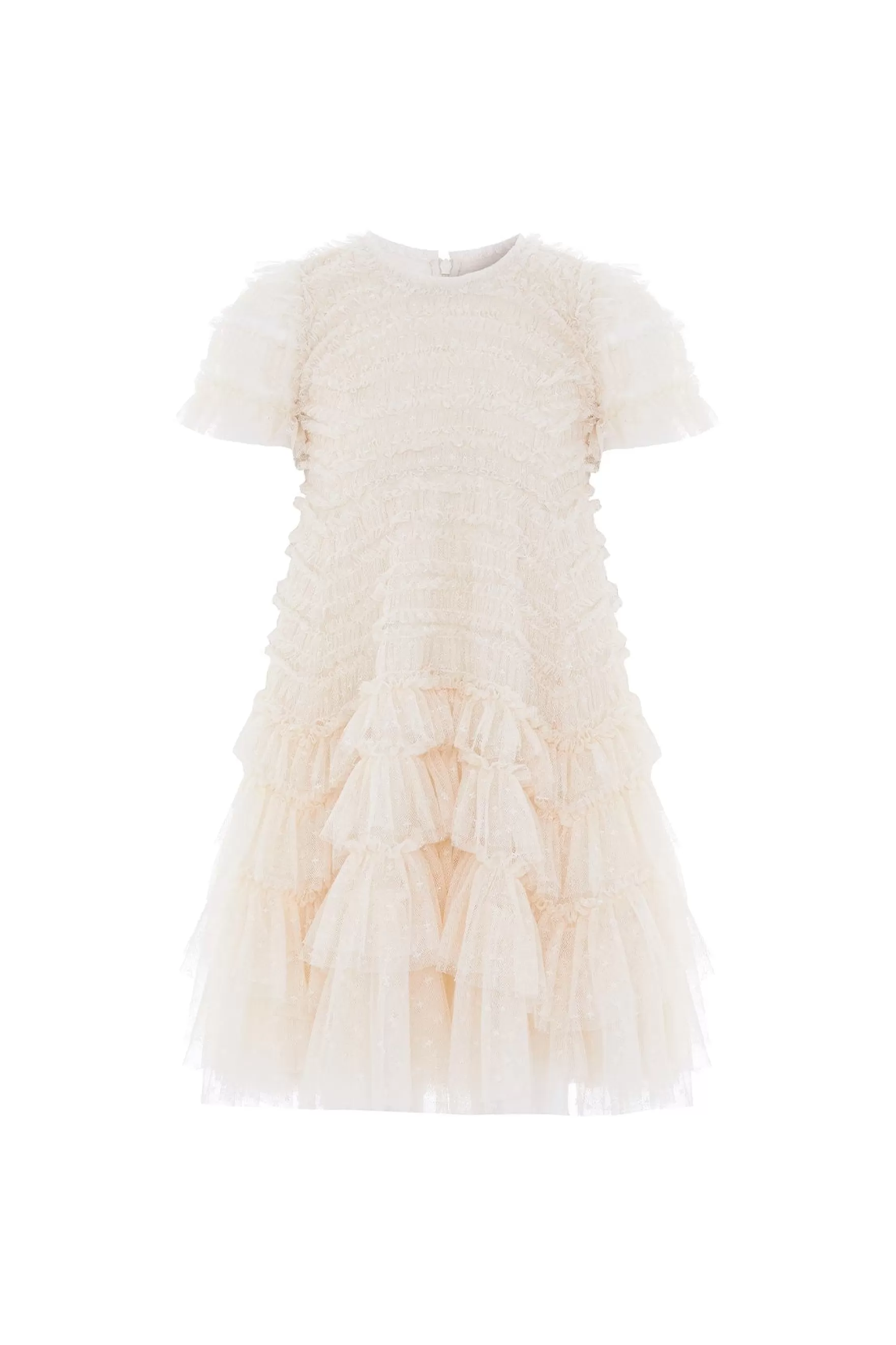 Needle & Thread Flower Girl | Flower Girl>Valentine Ruffle Kids Dress Champagne