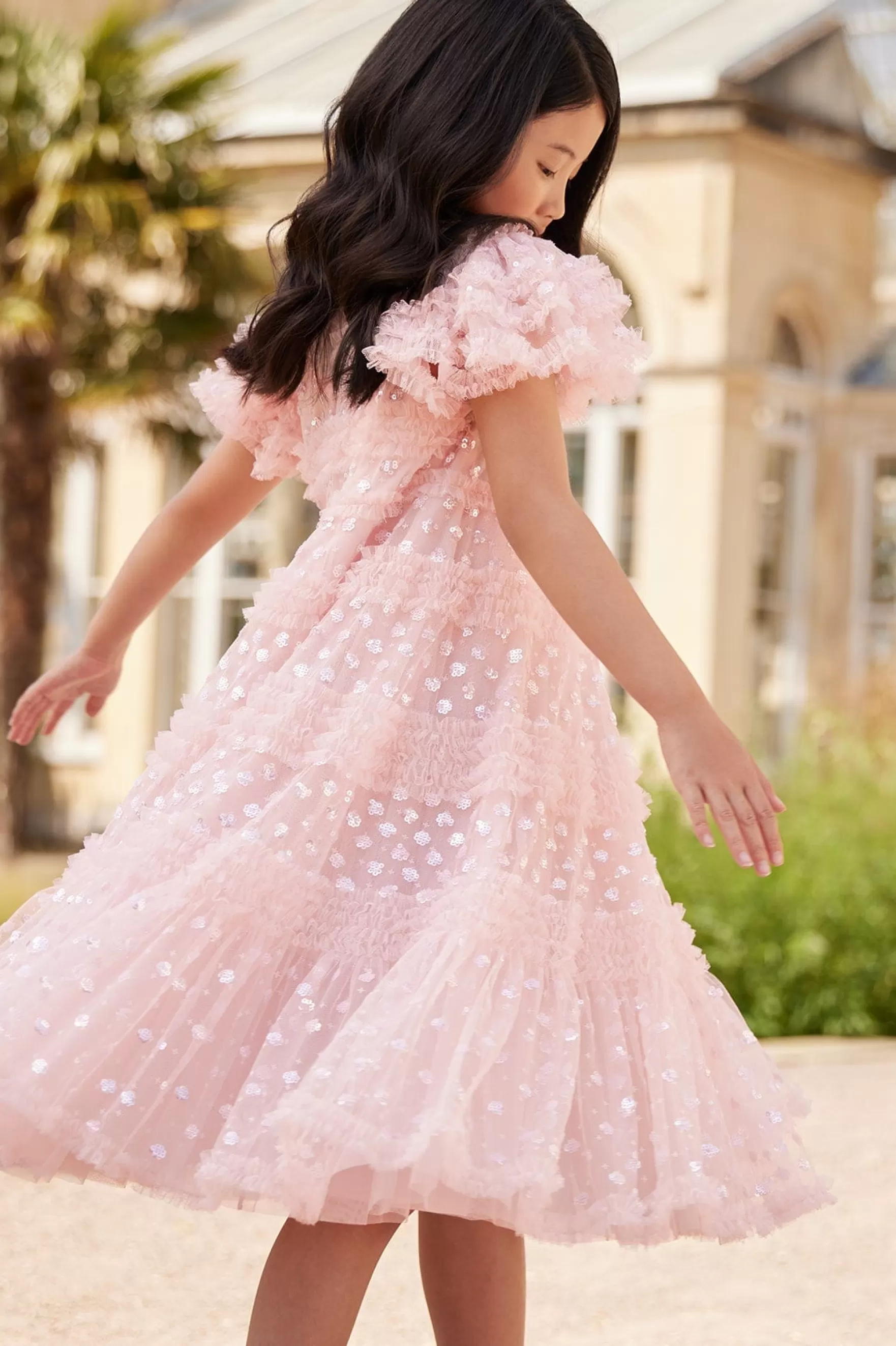 Needle & Thread Embellished Dresses | Responsibly Sourced>Vivian Kids Dress Pink