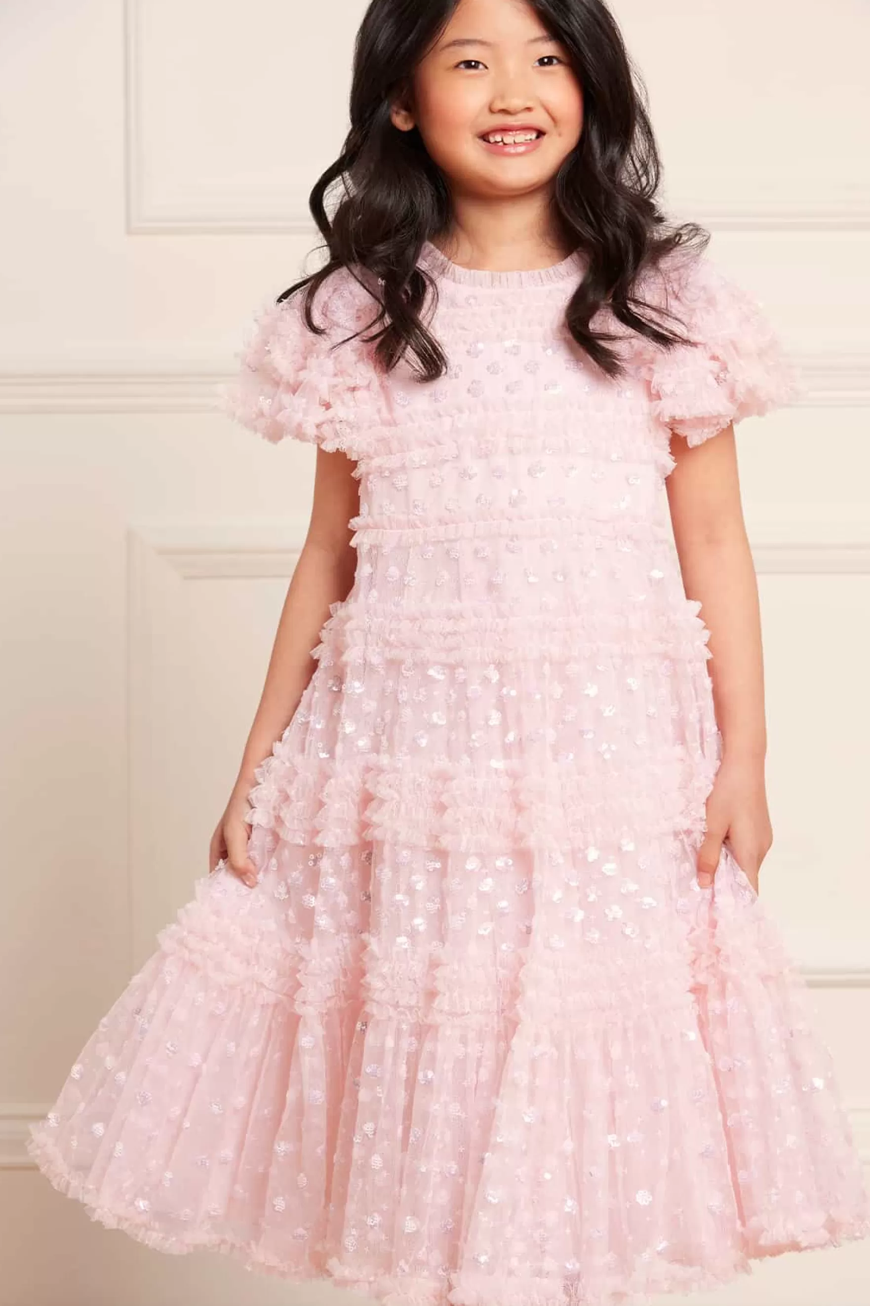 Needle & Thread Embellished Dresses | Responsibly Sourced>Vivian Kids Dress Pink